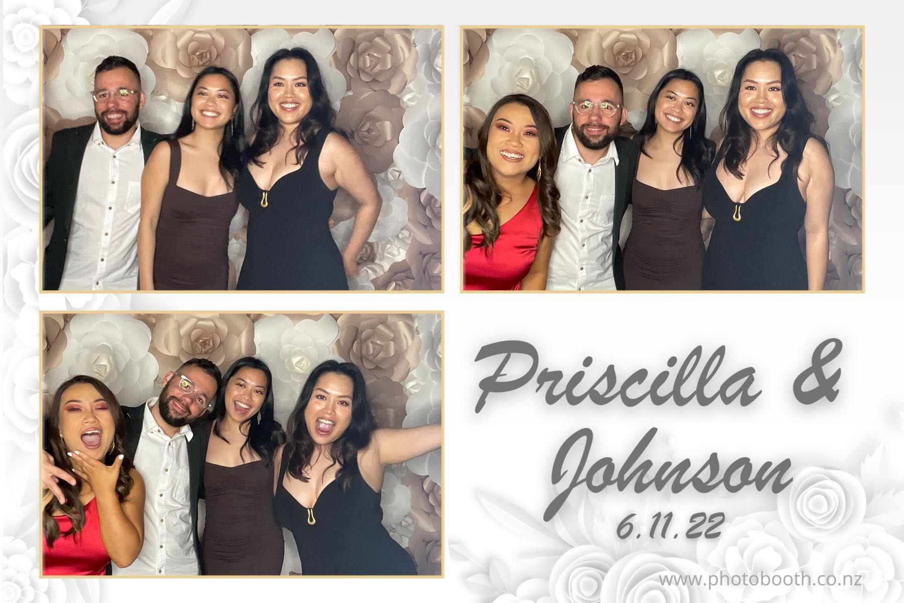 Johnson & Priscilla's Wedding | View more photos from the event at gallery.photobooth.co.nz/u/SelfieCentral/Johnson-Priscillas-Wedding