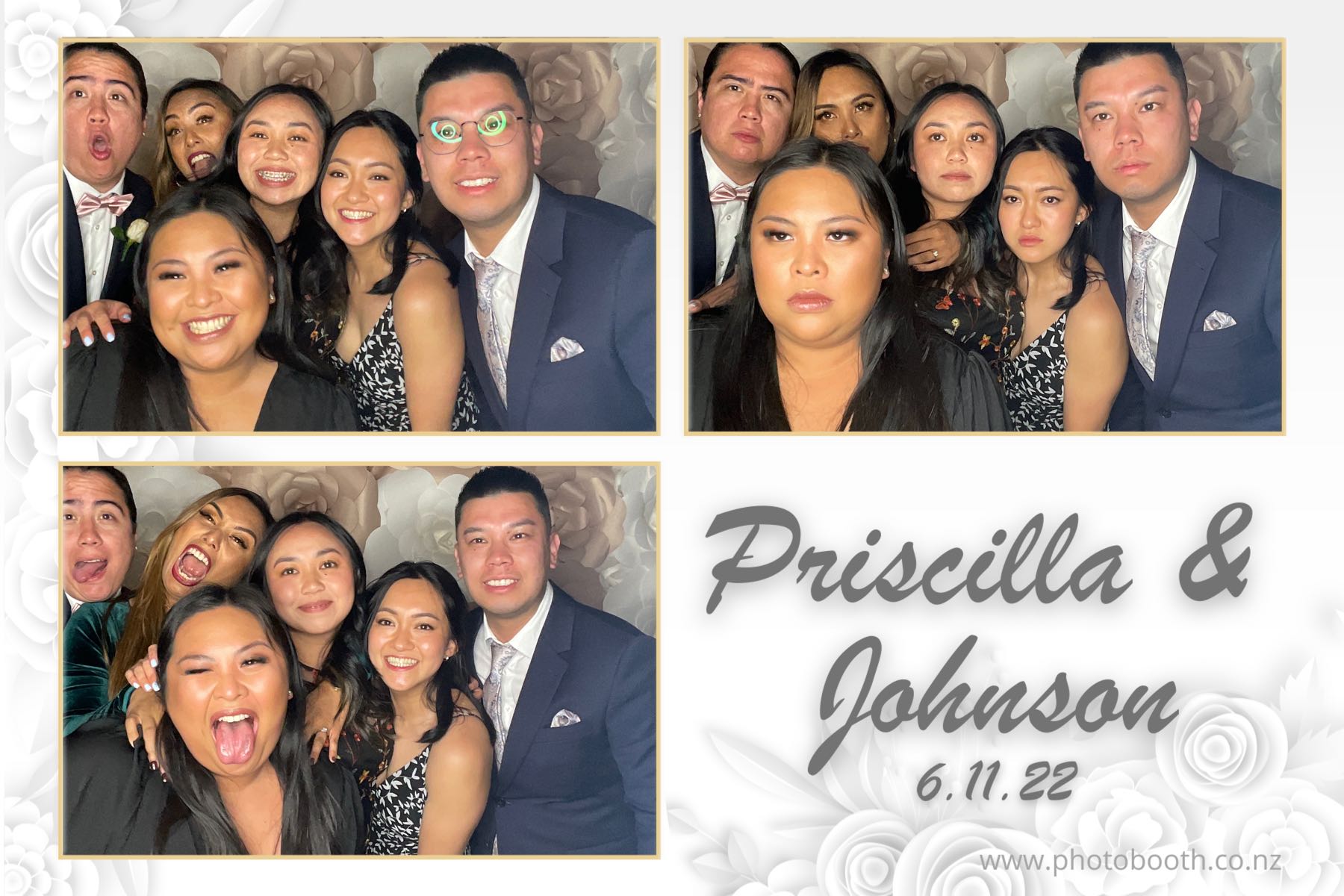 Johnson & Priscilla's Wedding | View more photos from the event at gallery.photobooth.co.nz/u/SelfieCentral/Johnson-Priscillas-Wedding