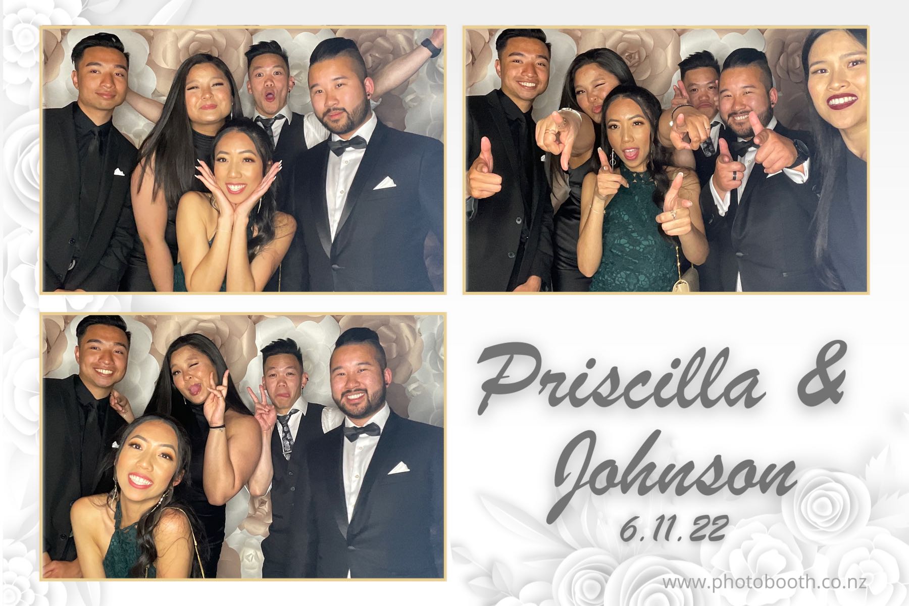 Johnson & Priscilla's Wedding | View more photos from the event at gallery.photobooth.co.nz/u/SelfieCentral/Johnson-Priscillas-Wedding