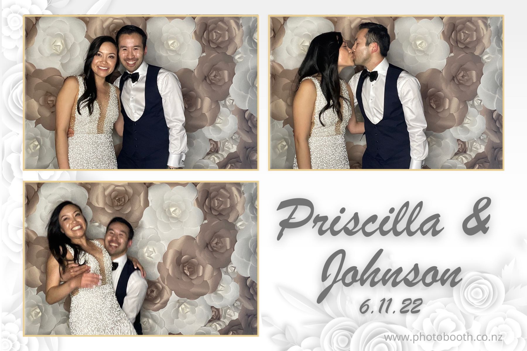 Johnson & Priscilla's Wedding | View more photos from the event at gallery.photobooth.co.nz/u/SelfieCentral/Johnson-Priscillas-Wedding