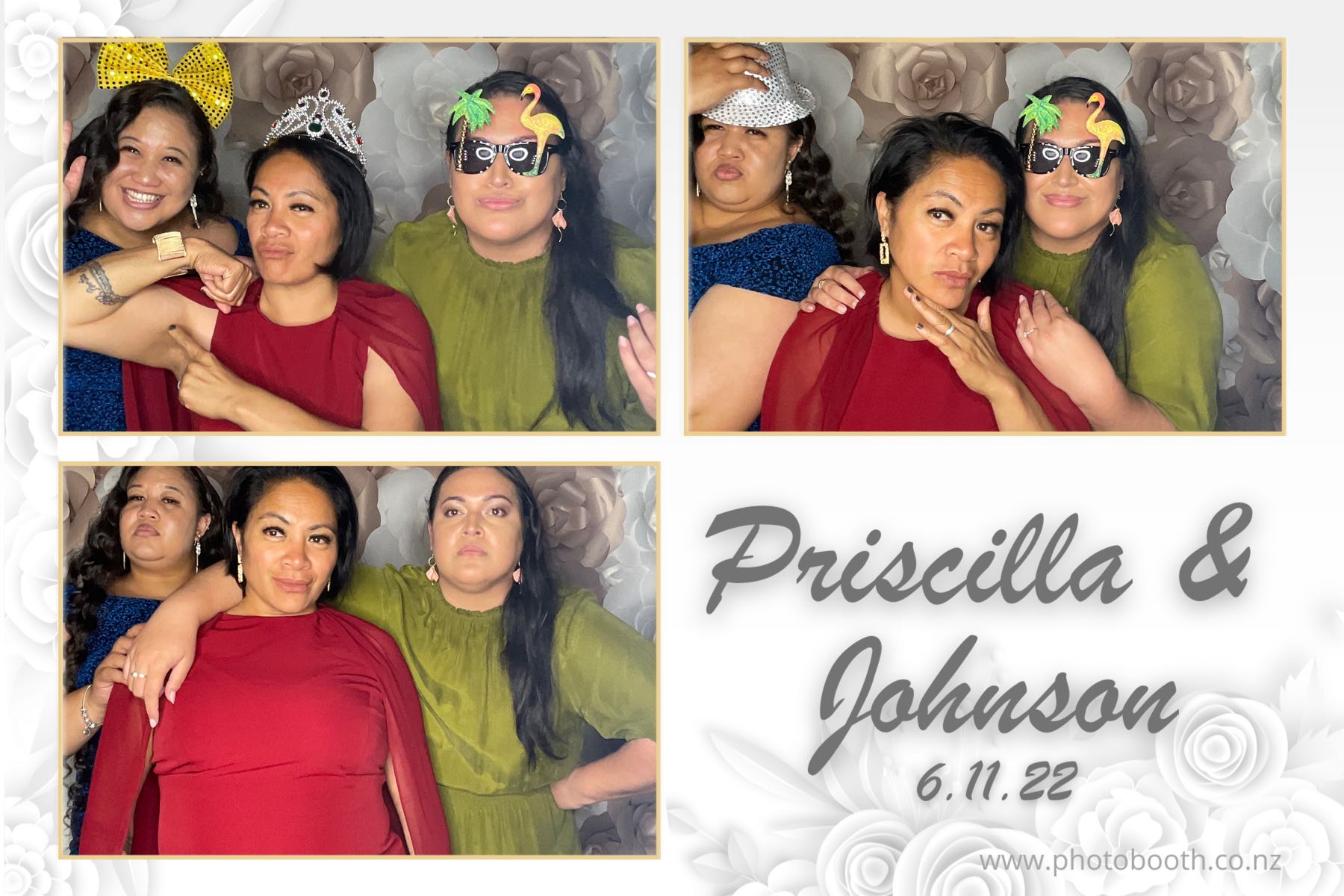 Johnson & Priscilla's Wedding | View more photos from the event at gallery.photobooth.co.nz/u/SelfieCentral/Johnson-Priscillas-Wedding