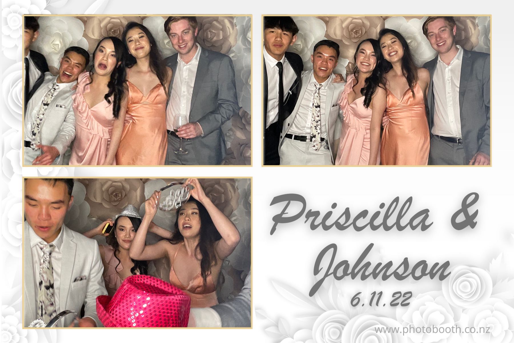 Johnson & Priscilla's Wedding | View more photos from the event at gallery.photobooth.co.nz/u/SelfieCentral/Johnson-Priscillas-Wedding
