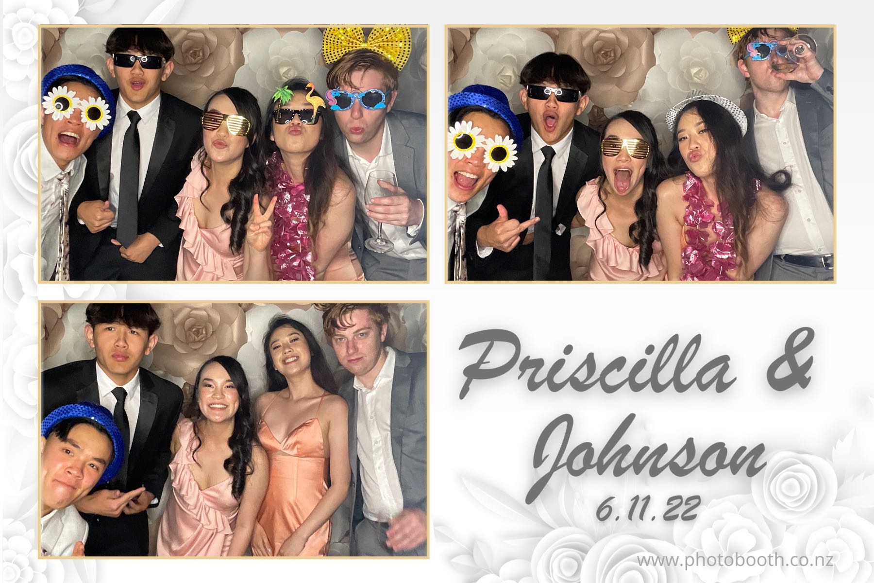 Johnson & Priscilla's Wedding | View more photos from the event at gallery.photobooth.co.nz/u/SelfieCentral/Johnson-Priscillas-Wedding