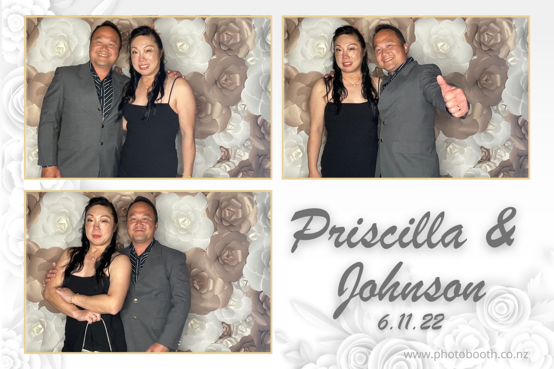 Johnson & Priscilla's Wedding | View more photos from the event at gallery.photobooth.co.nz/u/SelfieCentral/Johnson-Priscillas-Wedding