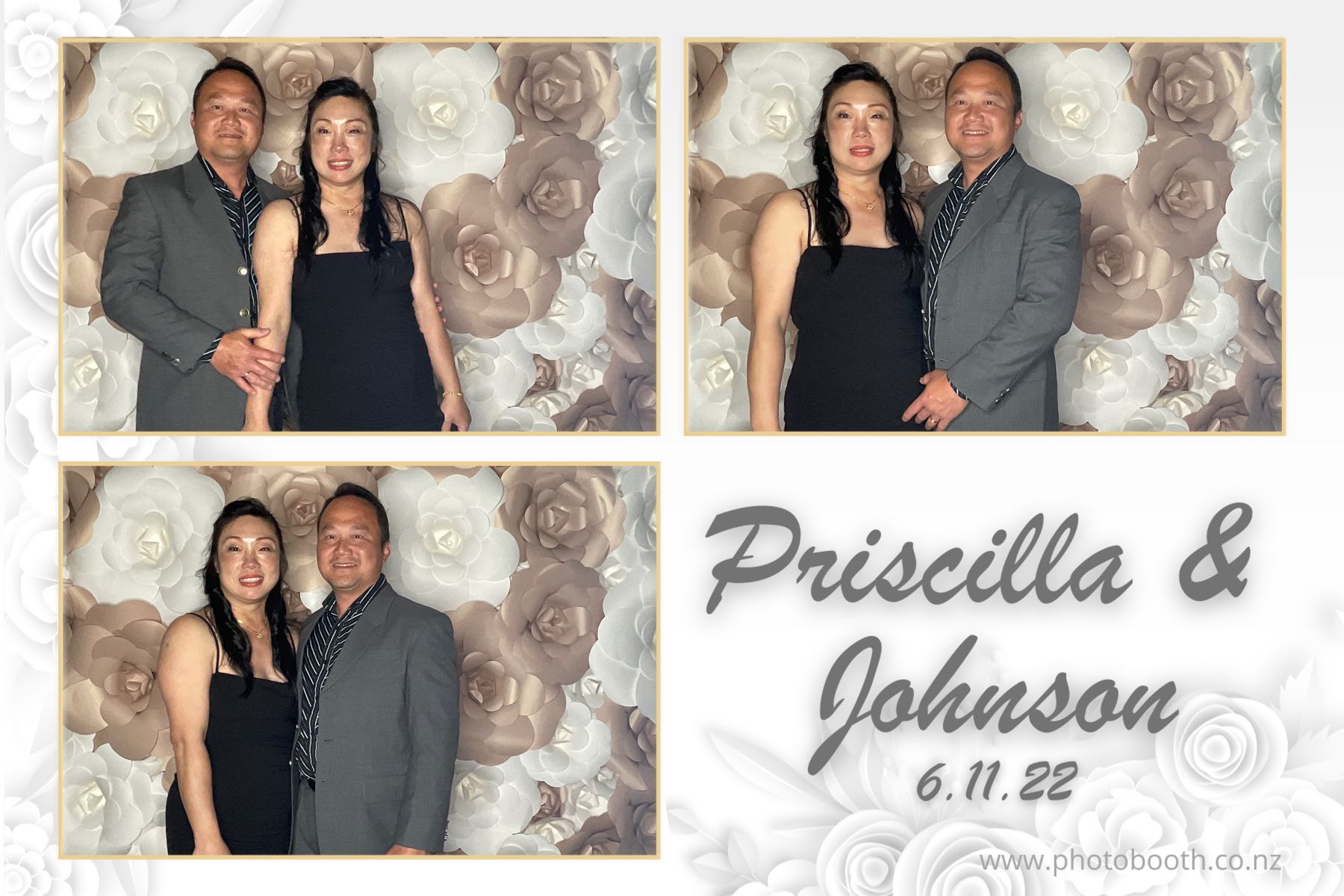 Johnson & Priscilla's Wedding | View more photos from the event at gallery.photobooth.co.nz/u/SelfieCentral/Johnson-Priscillas-Wedding