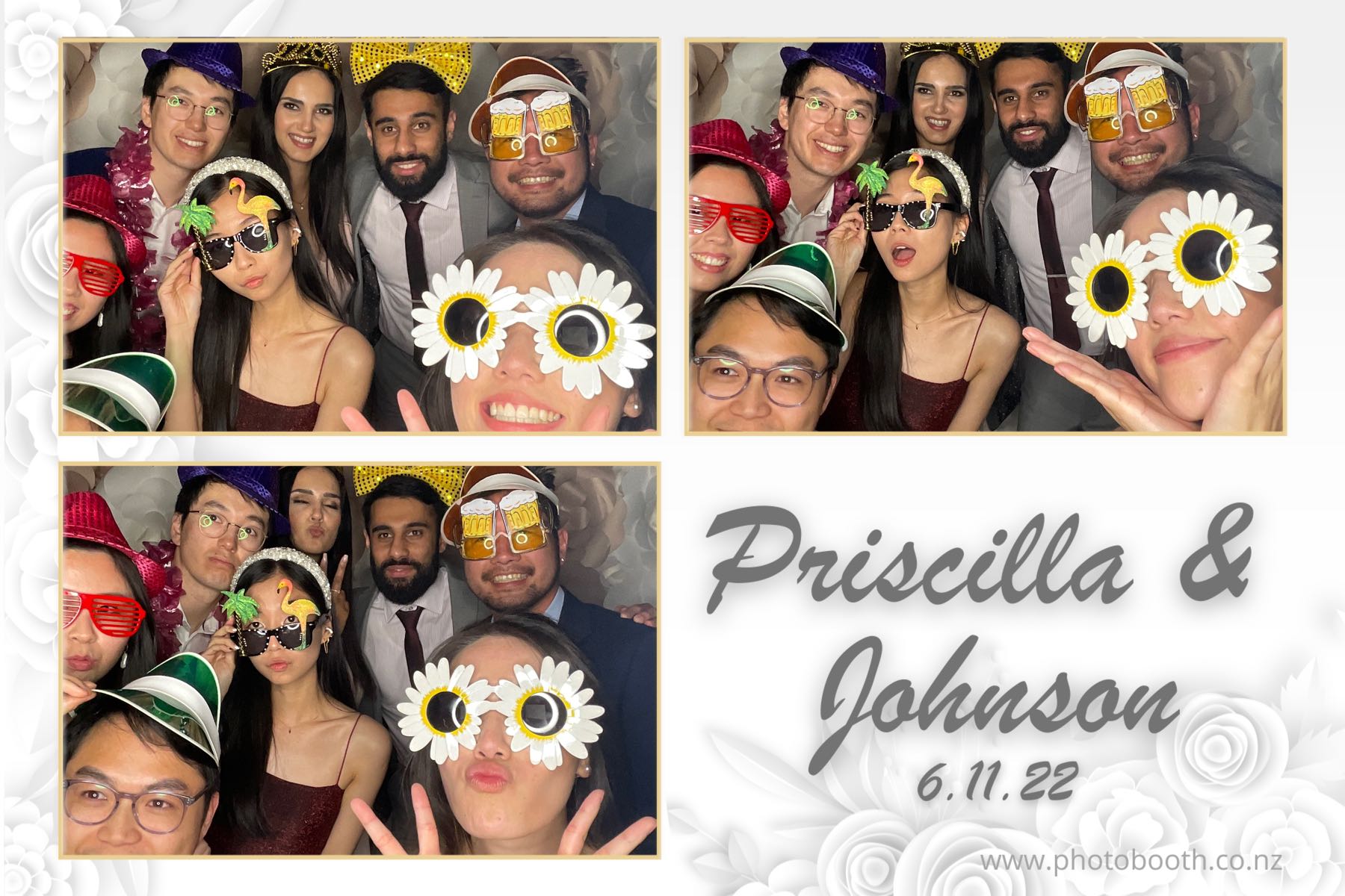 Johnson & Priscilla's Wedding | View more photos from the event at gallery.photobooth.co.nz/u/SelfieCentral/Johnson-Priscillas-Wedding