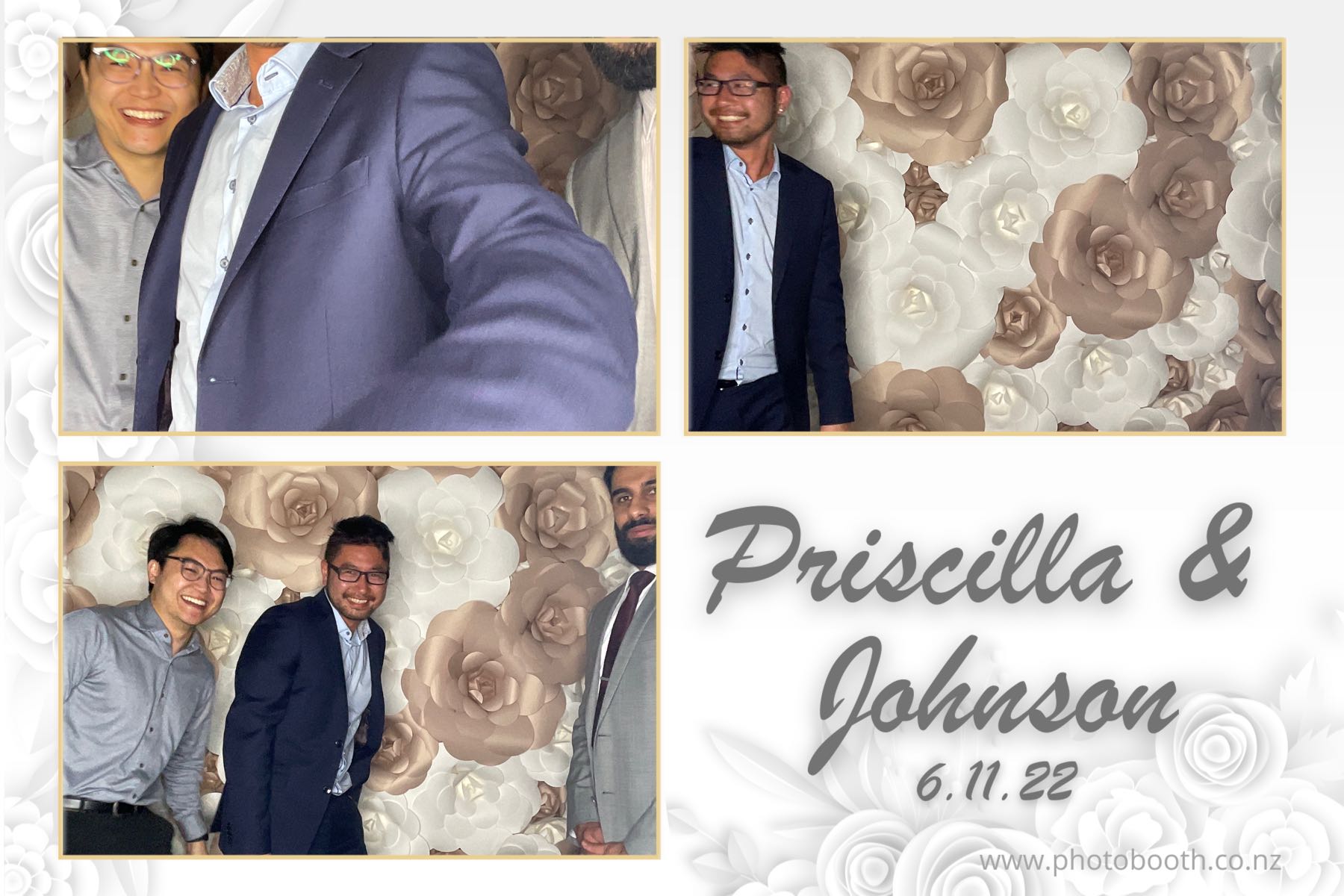 Johnson & Priscilla's Wedding | View more photos from the event at gallery.photobooth.co.nz/u/SelfieCentral/Johnson-Priscillas-Wedding