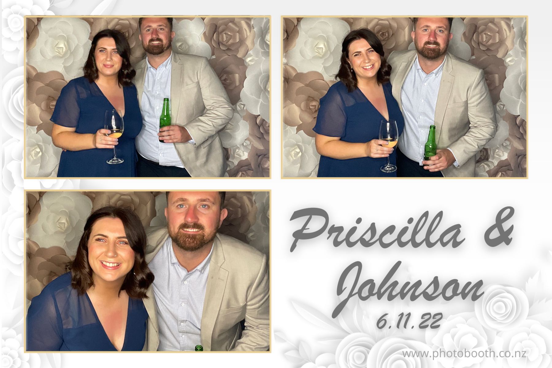 Johnson & Priscilla's Wedding | View more photos from the event at gallery.photobooth.co.nz/u/SelfieCentral/Johnson-Priscillas-Wedding