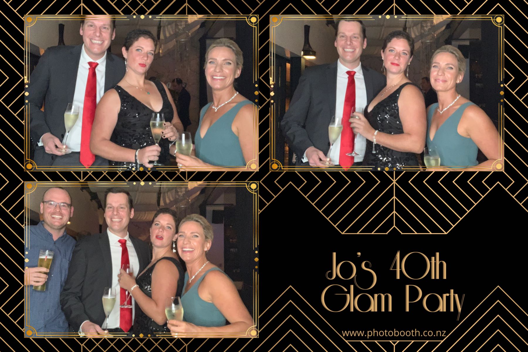 Jo's Glam 40th | View more photos from the event at gallery.photobooth.co.nz/u/SelfieCentral/Jos-Glam-40th