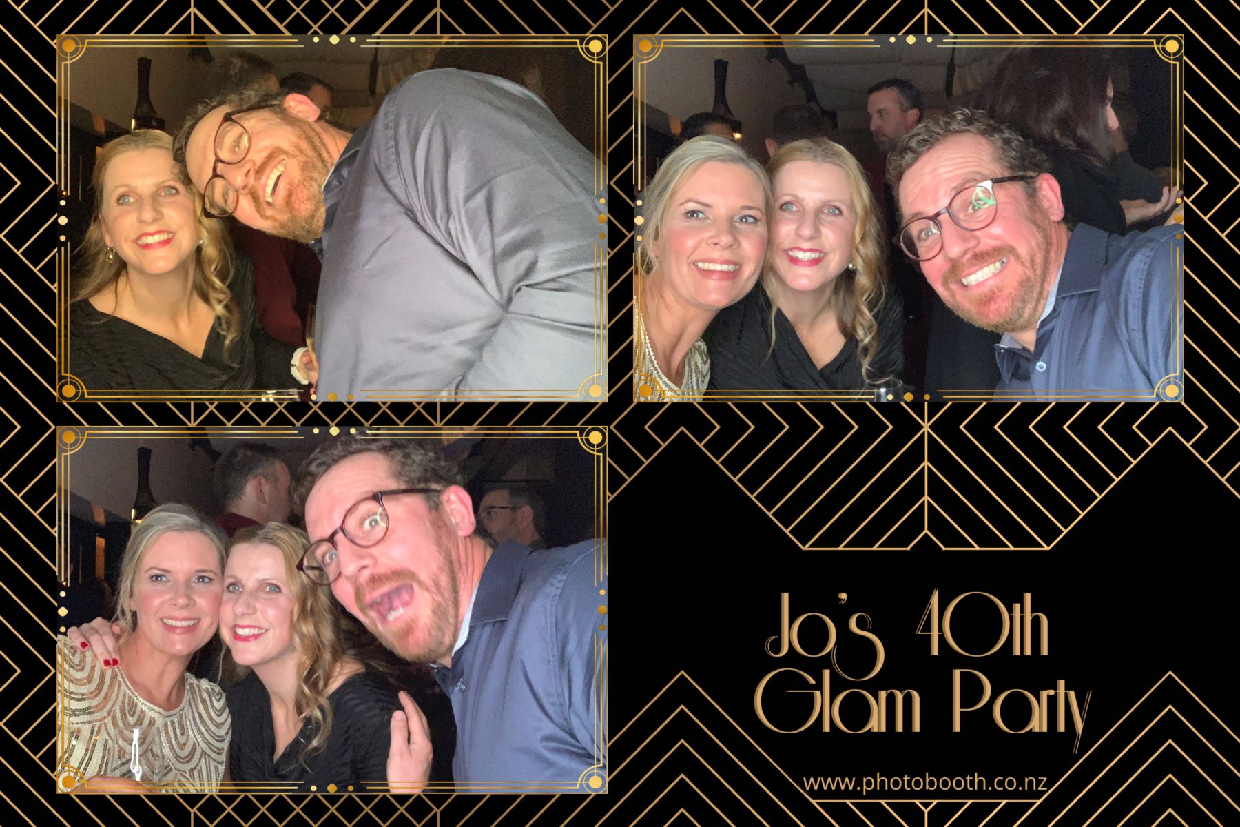 Jo's Glam 40th | View more photos from the event at gallery.photobooth.co.nz/u/SelfieCentral/Jos-Glam-40th