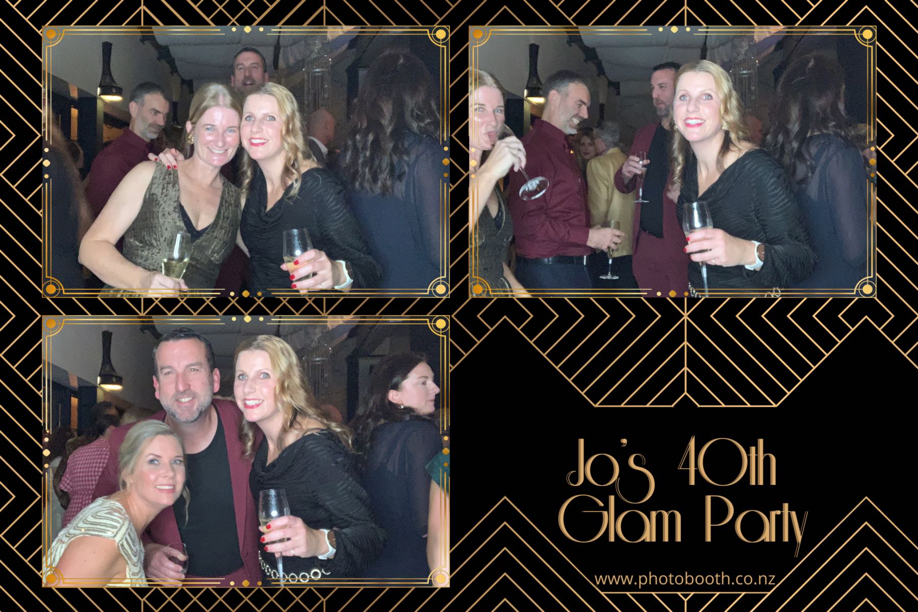 Jo's Glam 40th | View more photos from the event at gallery.photobooth.co.nz/u/SelfieCentral/Jos-Glam-40th