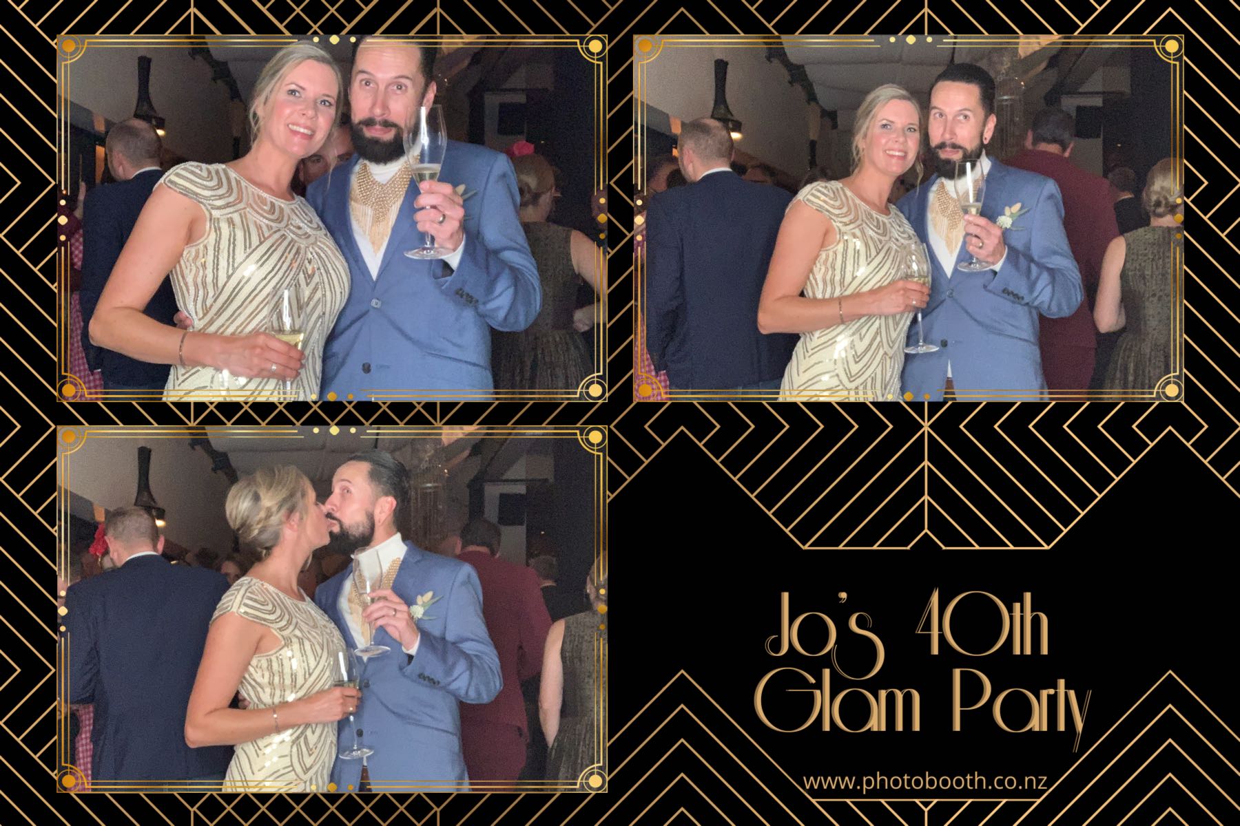 Jo's Glam 40th | View more photos from the event at gallery.photobooth.co.nz/u/SelfieCentral/Jos-Glam-40th