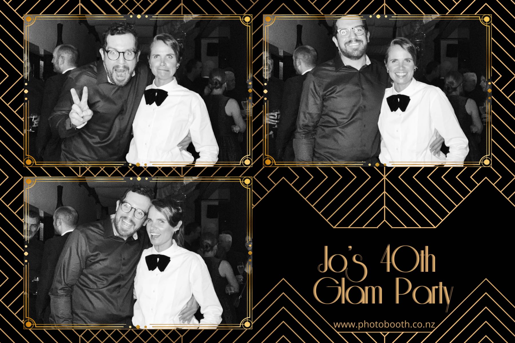 Jo's Glam 40th | View more photos from the event at gallery.photobooth.co.nz/u/SelfieCentral/Jos-Glam-40th