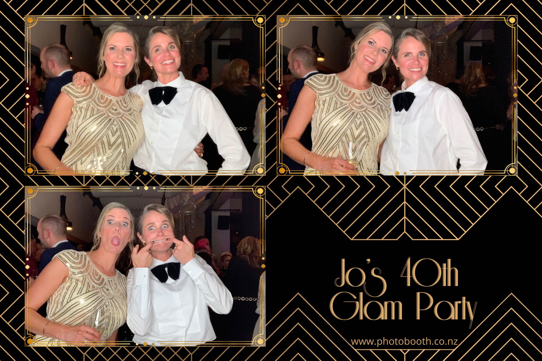 Jo's Glam 40th | View more photos from the event at gallery.photobooth.co.nz/u/SelfieCentral/Jos-Glam-40th