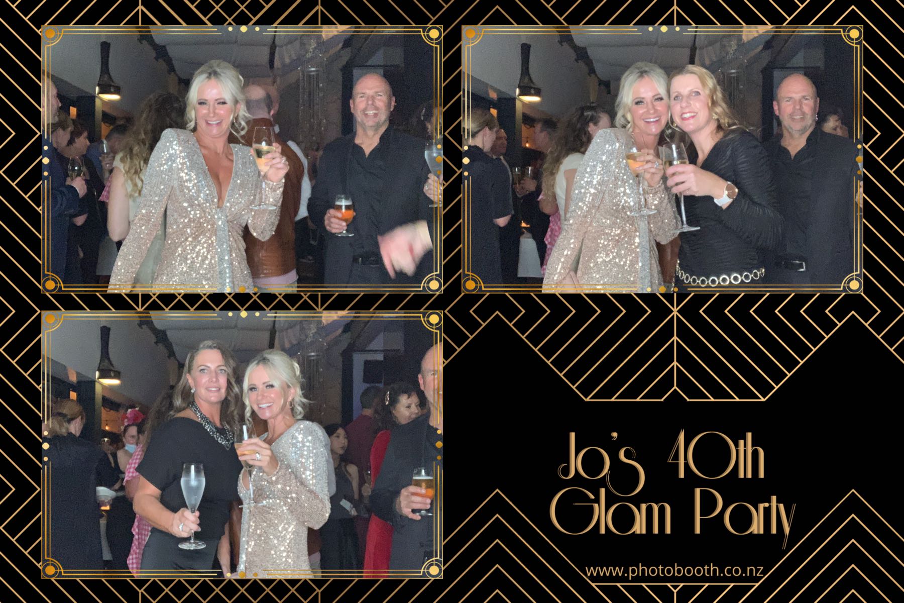 Jo's Glam 40th | View more photos from the event at gallery.photobooth.co.nz/u/SelfieCentral/Jos-Glam-40th