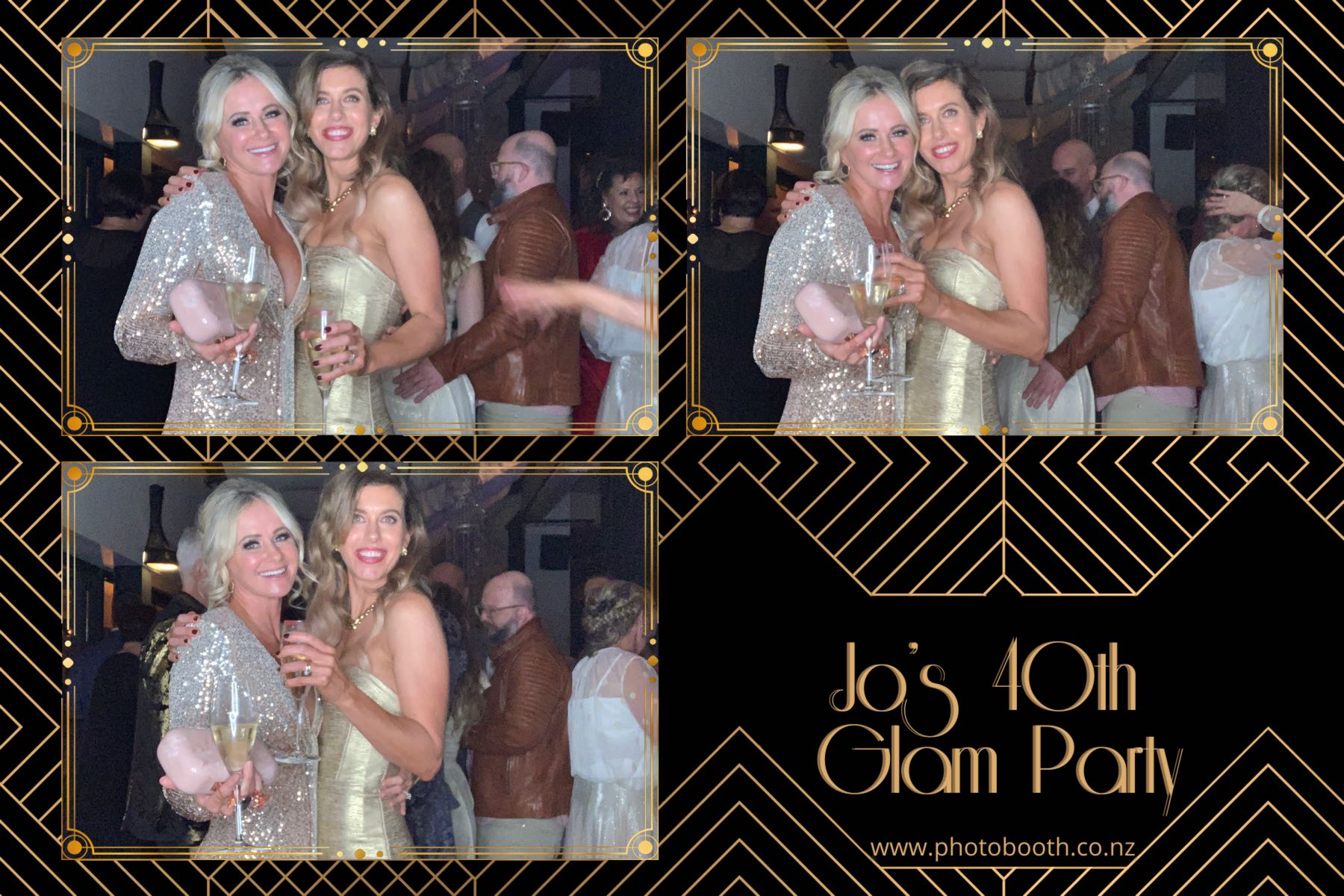 Jo's Glam 40th | View more photos from the event at gallery.photobooth.co.nz/u/SelfieCentral/Jos-Glam-40th