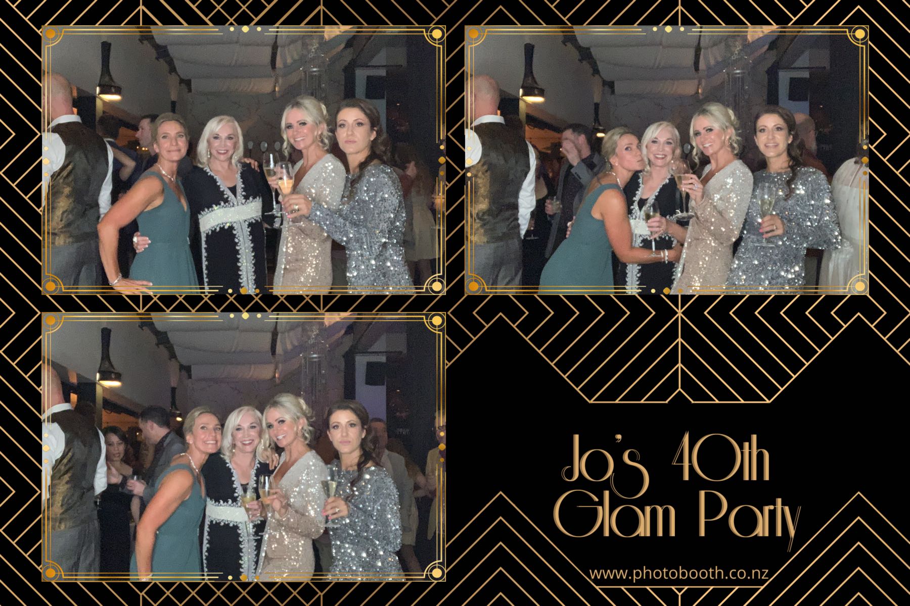 Jo's Glam 40th | View more photos from the event at gallery.photobooth.co.nz/u/SelfieCentral/Jos-Glam-40th