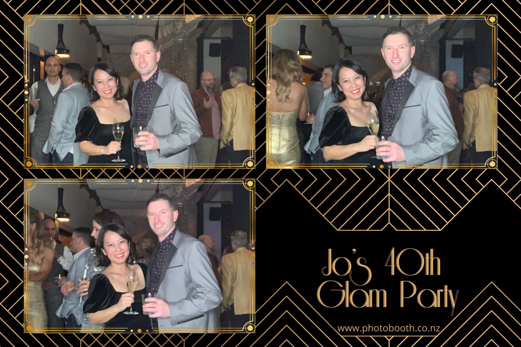 Jo's Glam 40th | View more photos from the event at gallery.photobooth.co.nz/u/SelfieCentral/Jos-Glam-40th