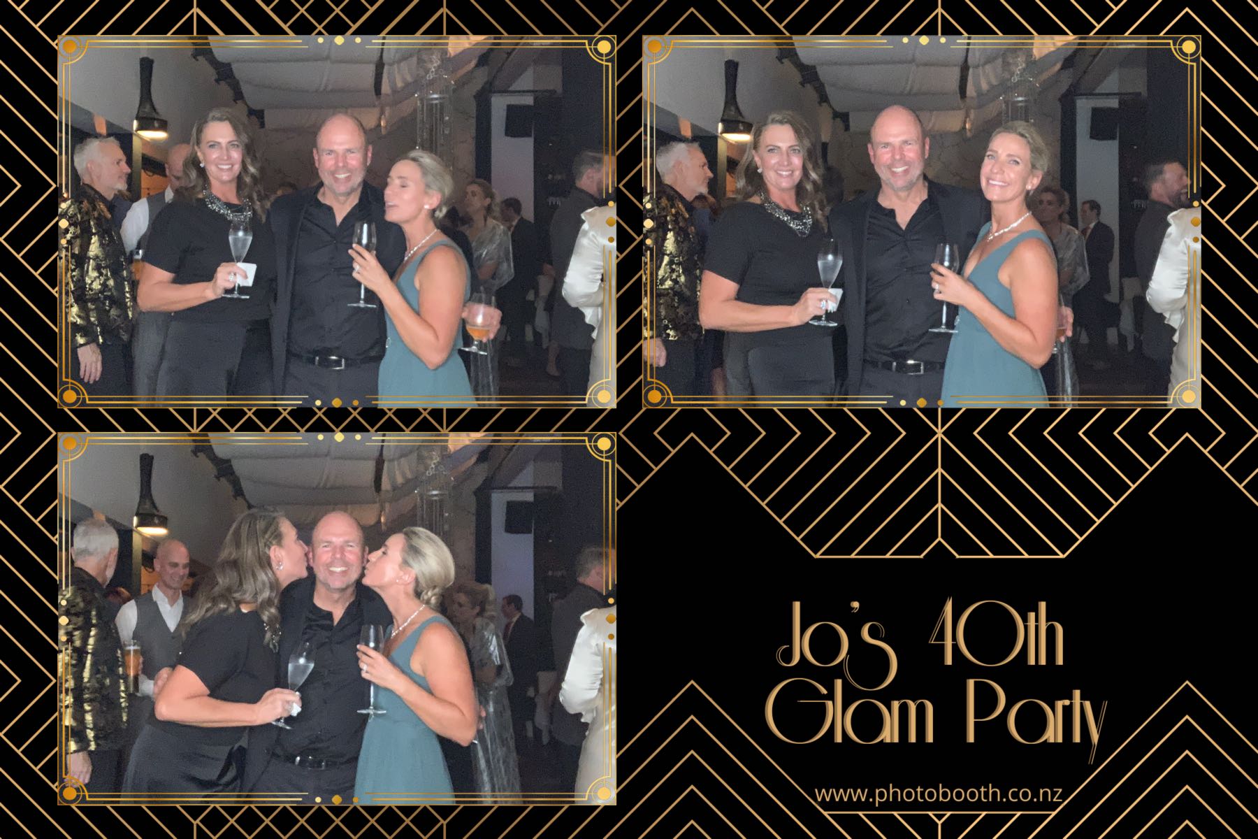 Jo's Glam 40th | View more photos from the event at gallery.photobooth.co.nz/u/SelfieCentral/Jos-Glam-40th