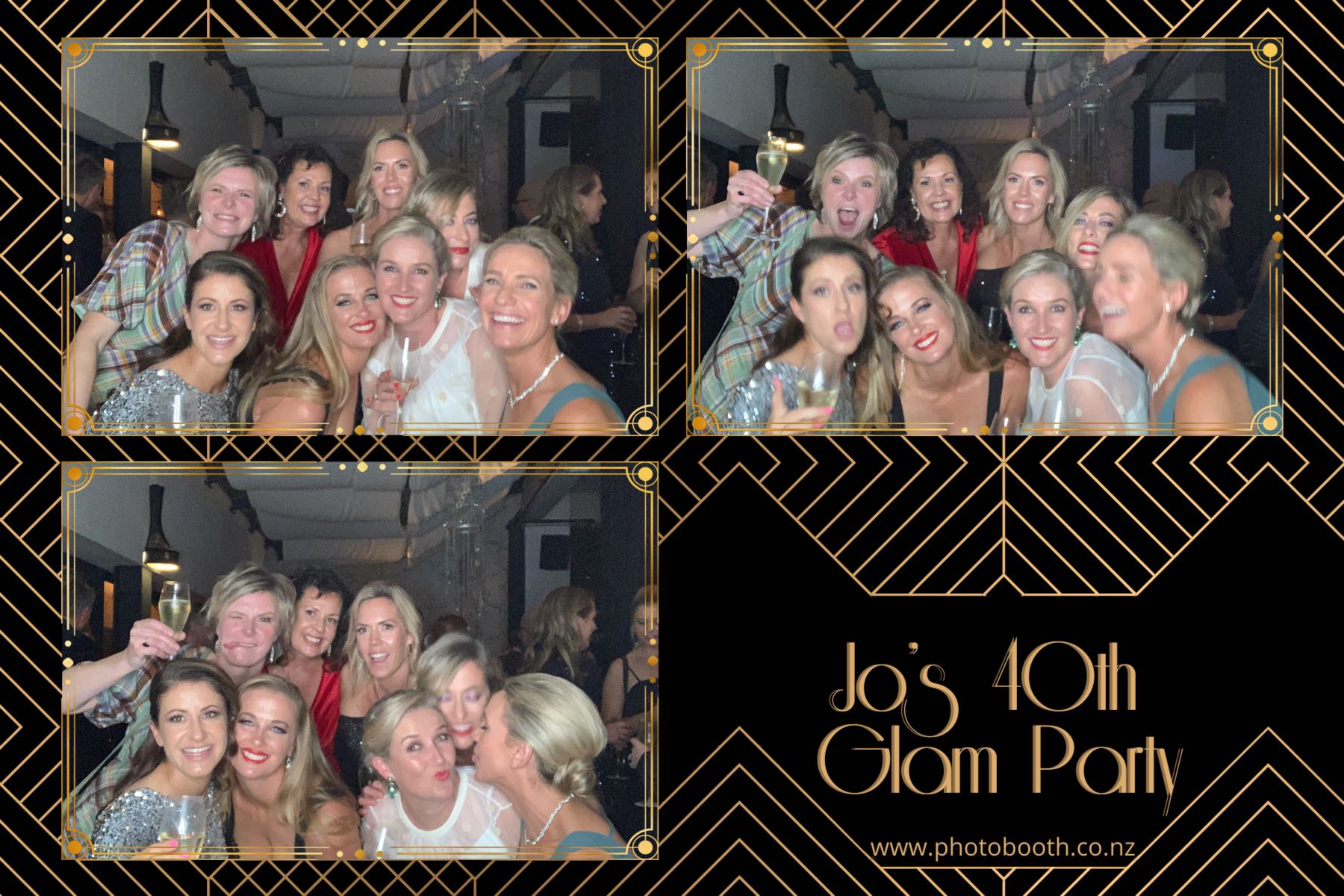 Jo's Glam 40th | View more photos from the event at gallery.photobooth.co.nz/u/SelfieCentral/Jos-Glam-40th