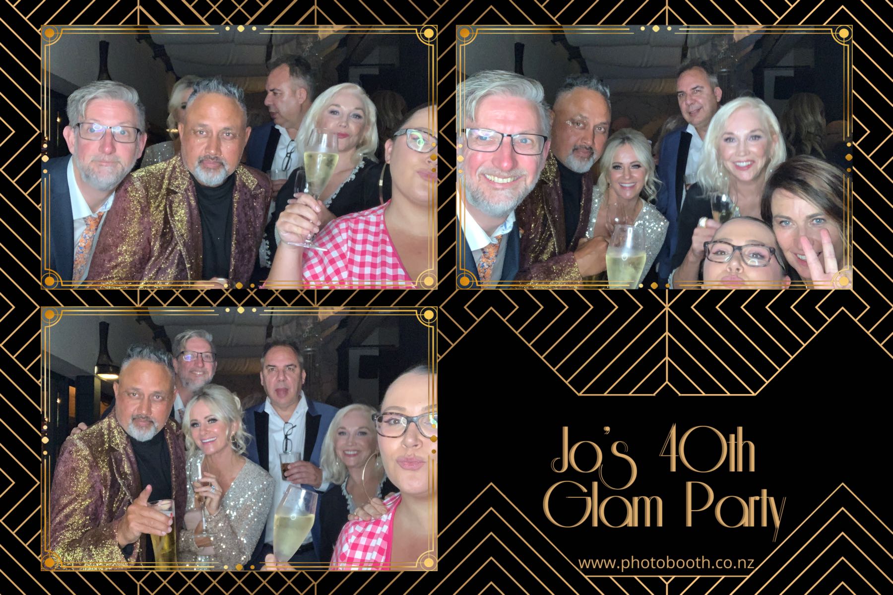 Jo's Glam 40th | View more photos from the event at gallery.photobooth.co.nz/u/SelfieCentral/Jos-Glam-40th