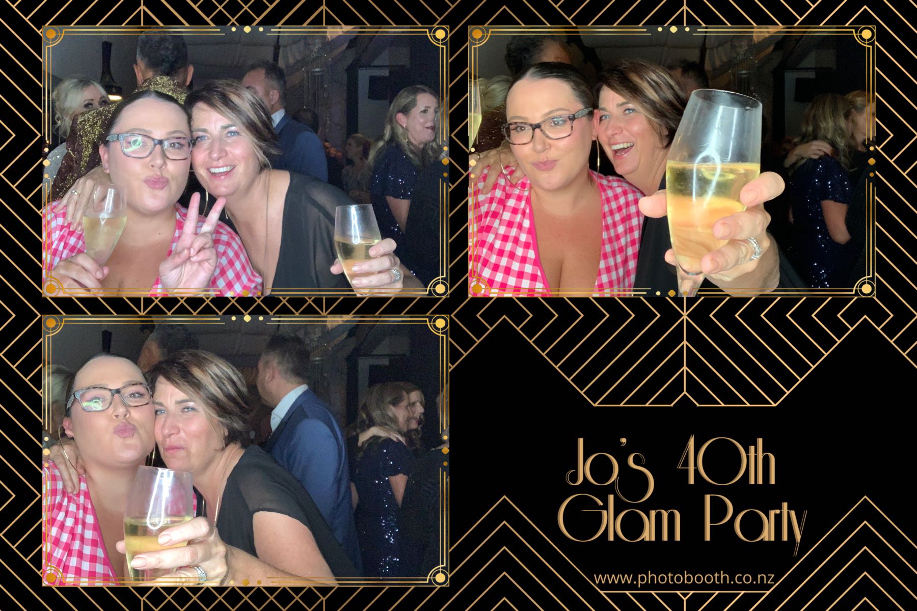 Jo's Glam 40th | View more photos from the event at gallery.photobooth.co.nz/u/SelfieCentral/Jos-Glam-40th
