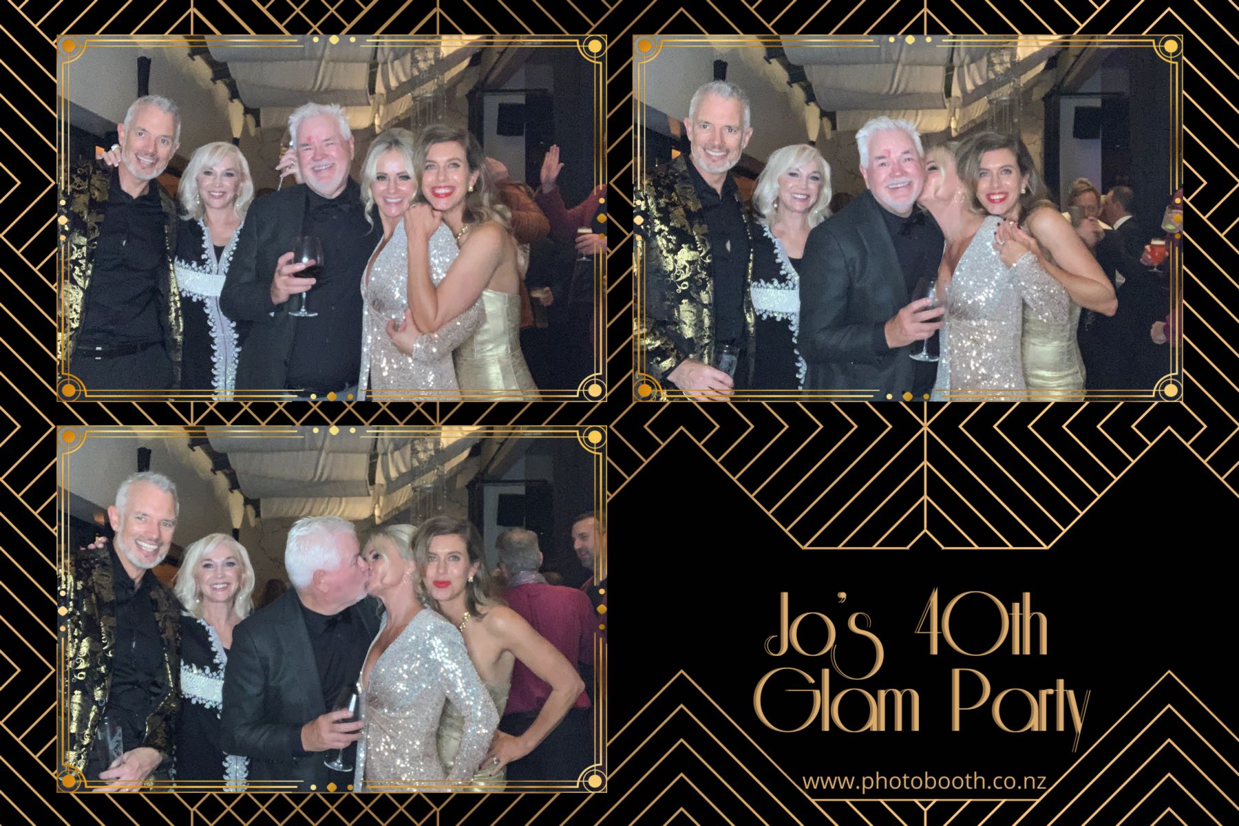 Jo's Glam 40th | View more photos from the event at gallery.photobooth.co.nz/u/SelfieCentral/Jos-Glam-40th