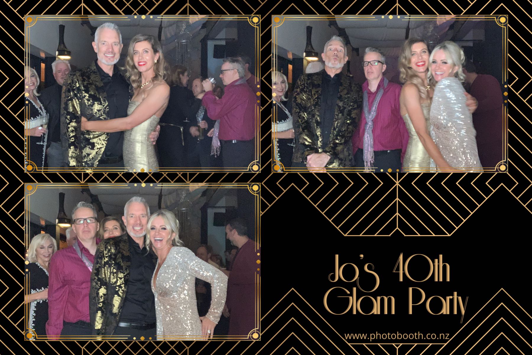 Jo's Glam 40th | View more photos from the event at gallery.photobooth.co.nz/u/SelfieCentral/Jos-Glam-40th