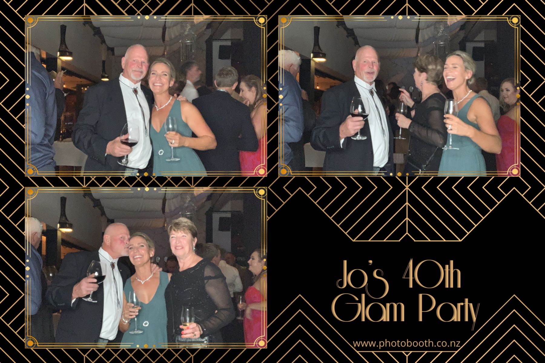 Jo's Glam 40th | View more photos from the event at gallery.photobooth.co.nz/u/SelfieCentral/Jos-Glam-40th
