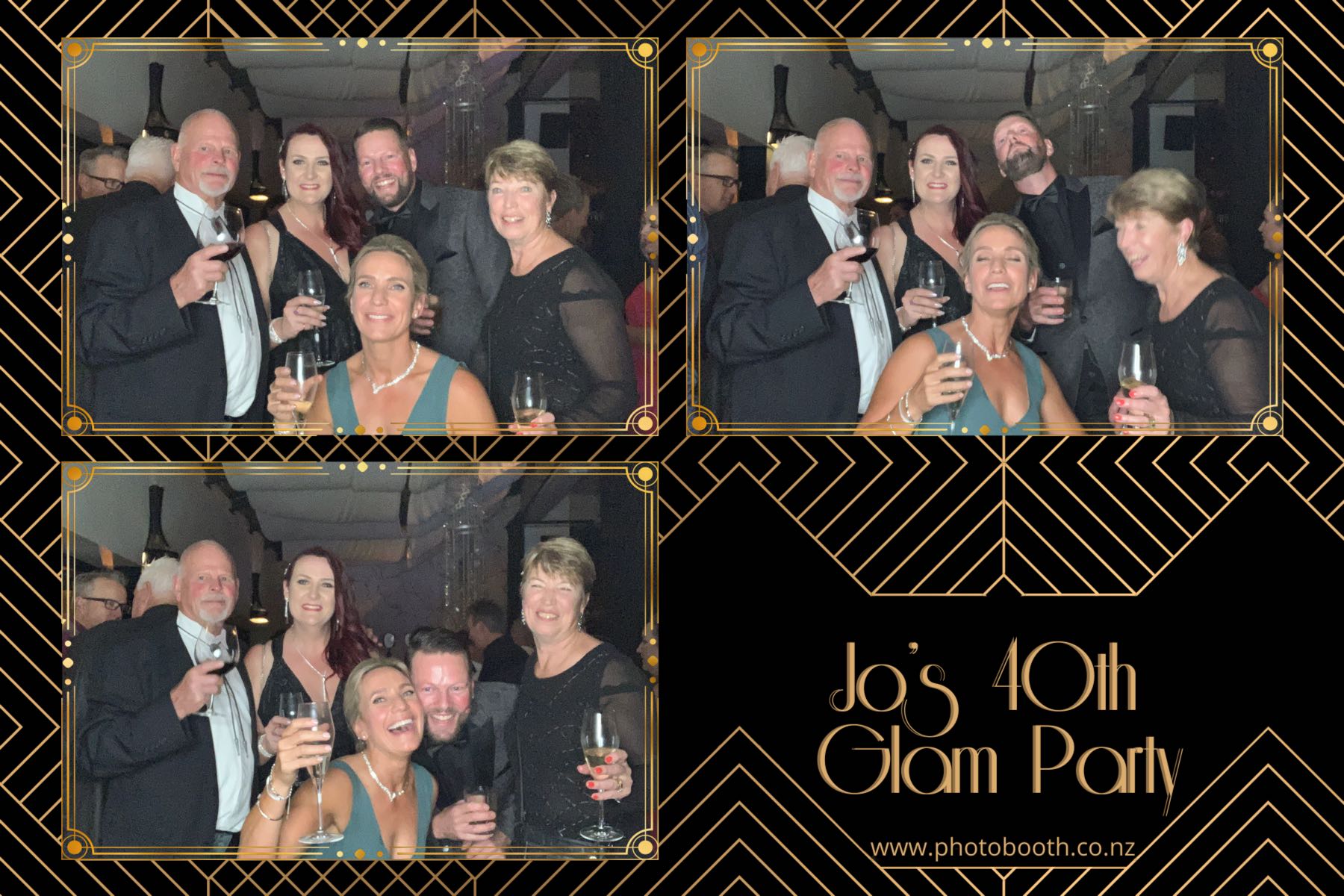 Jo's Glam 40th | View more photos from the event at gallery.photobooth.co.nz/u/SelfieCentral/Jos-Glam-40th