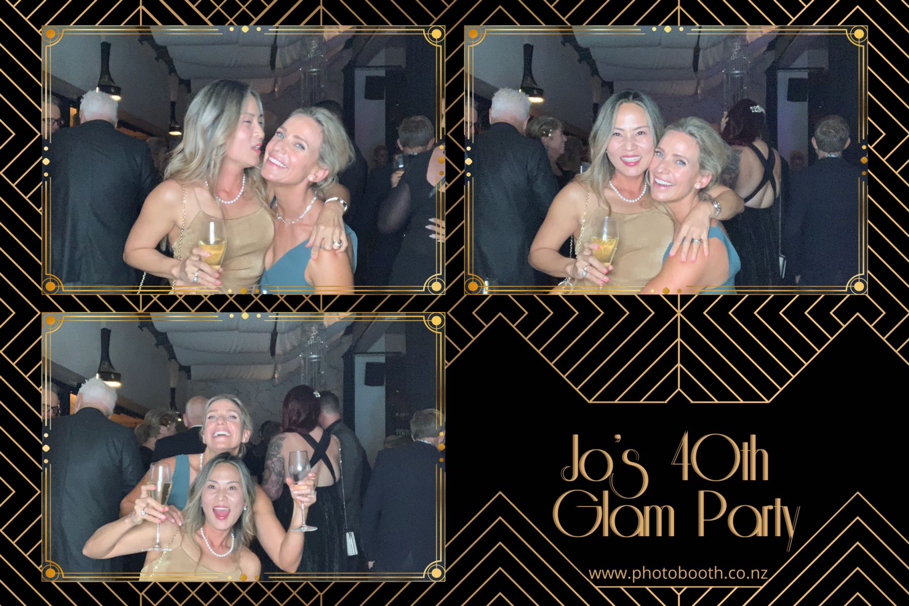 Jo's Glam 40th | View more photos from the event at gallery.photobooth.co.nz/u/SelfieCentral/Jos-Glam-40th