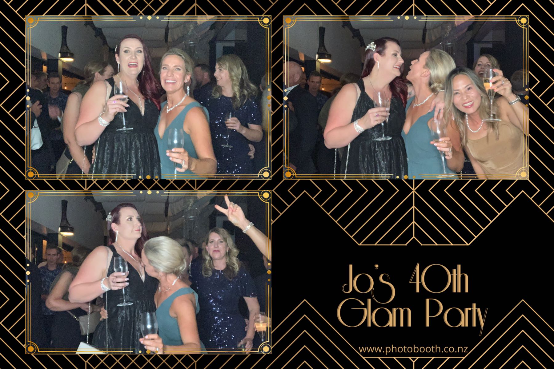 Jo's Glam 40th | View more photos from the event at gallery.photobooth.co.nz/u/SelfieCentral/Jos-Glam-40th