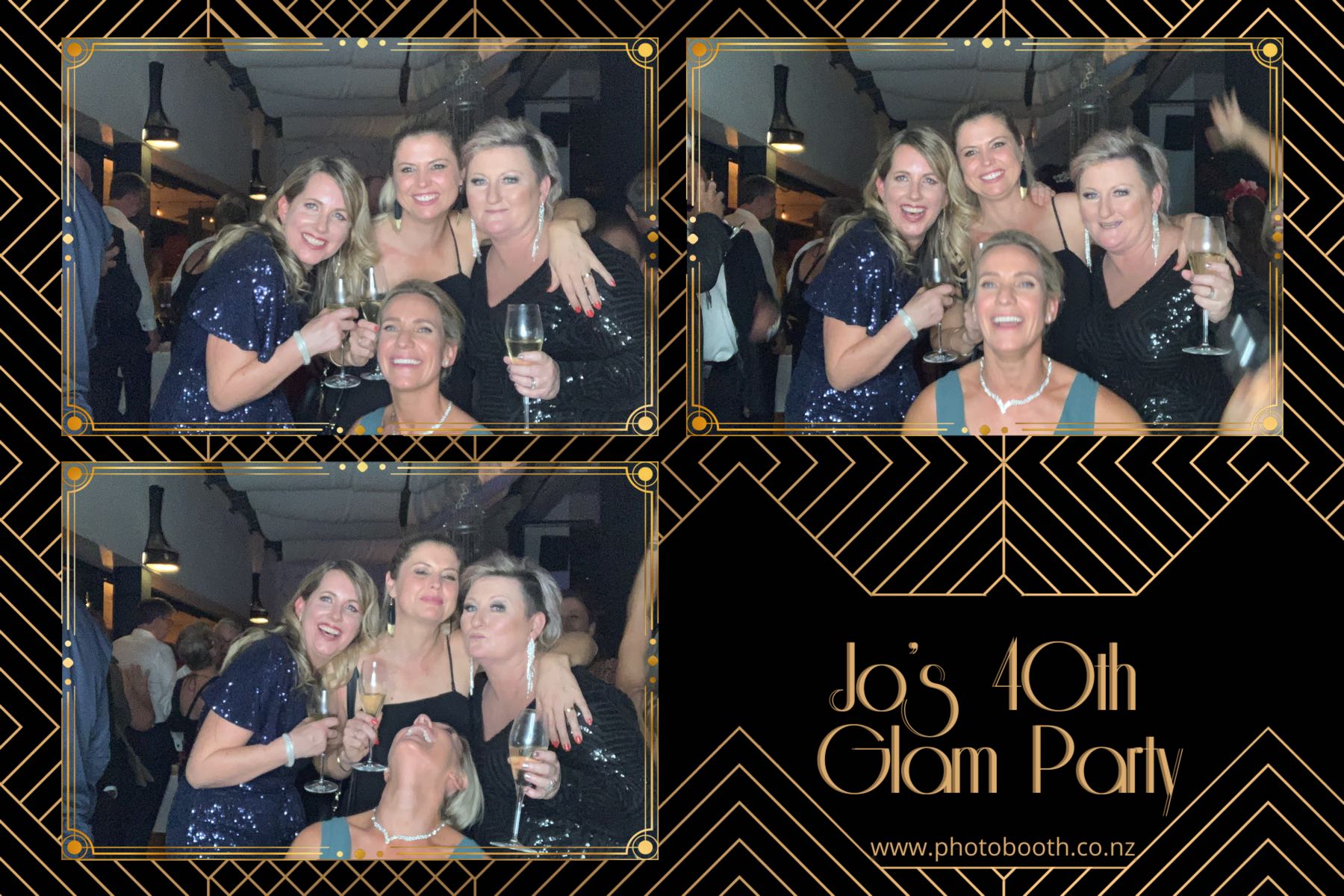 Jo's Glam 40th | View more photos from the event at gallery.photobooth.co.nz/u/SelfieCentral/Jos-Glam-40th