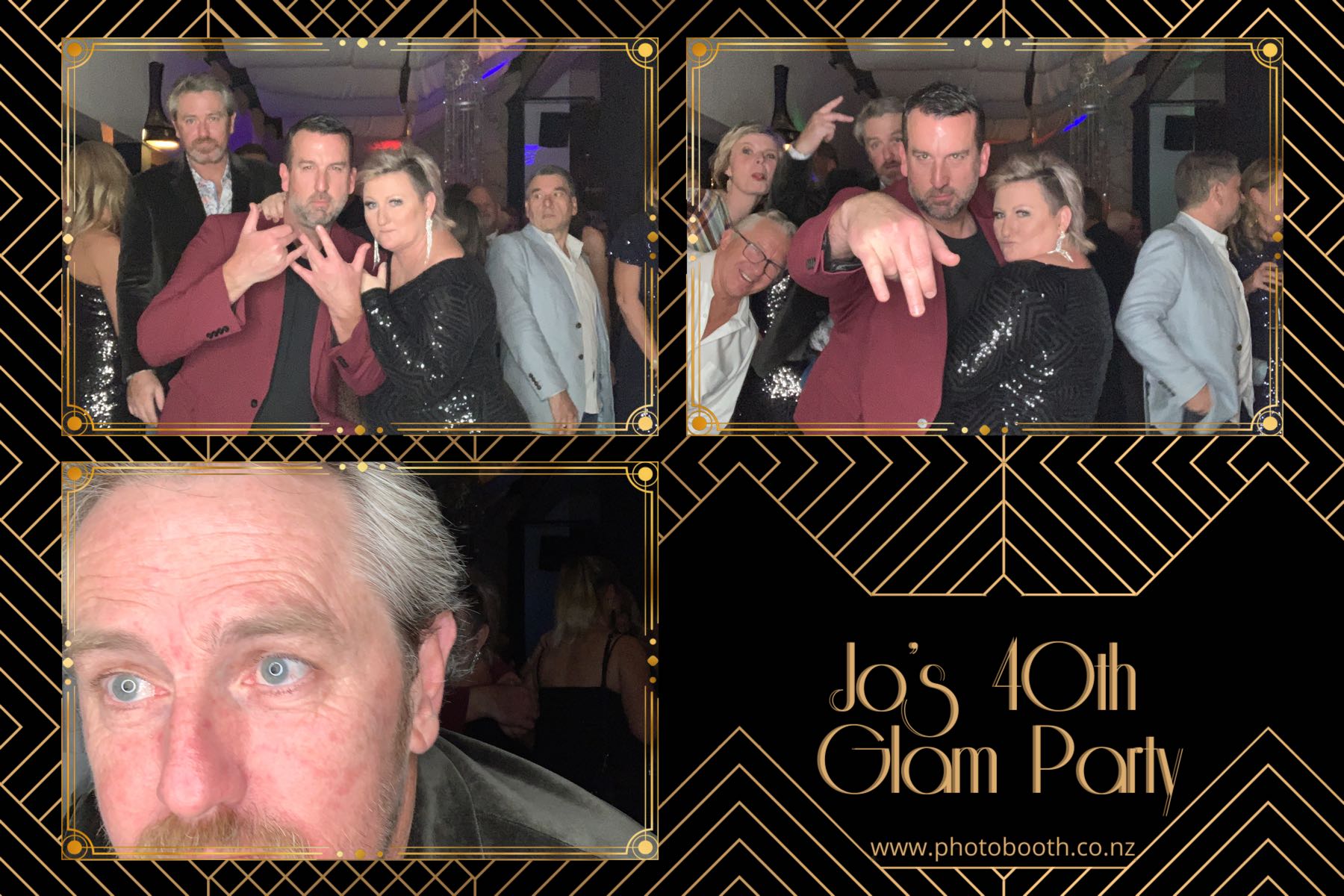 Jo's Glam 40th | View more photos from the event at gallery.photobooth.co.nz/u/SelfieCentral/Jos-Glam-40th