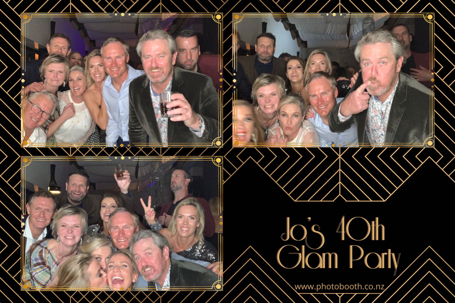 Jo's Glam 40th | View more photos from the event at gallery.photobooth.co.nz/u/SelfieCentral/Jos-Glam-40th