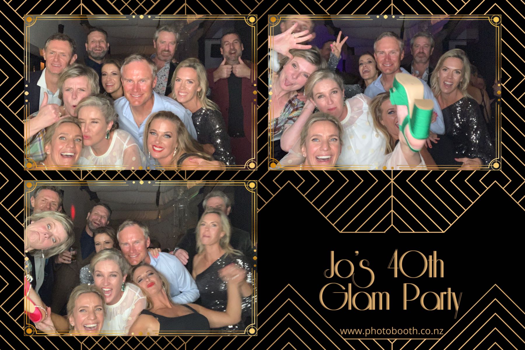 Jo's Glam 40th | View more photos from the event at gallery.photobooth.co.nz/u/SelfieCentral/Jos-Glam-40th