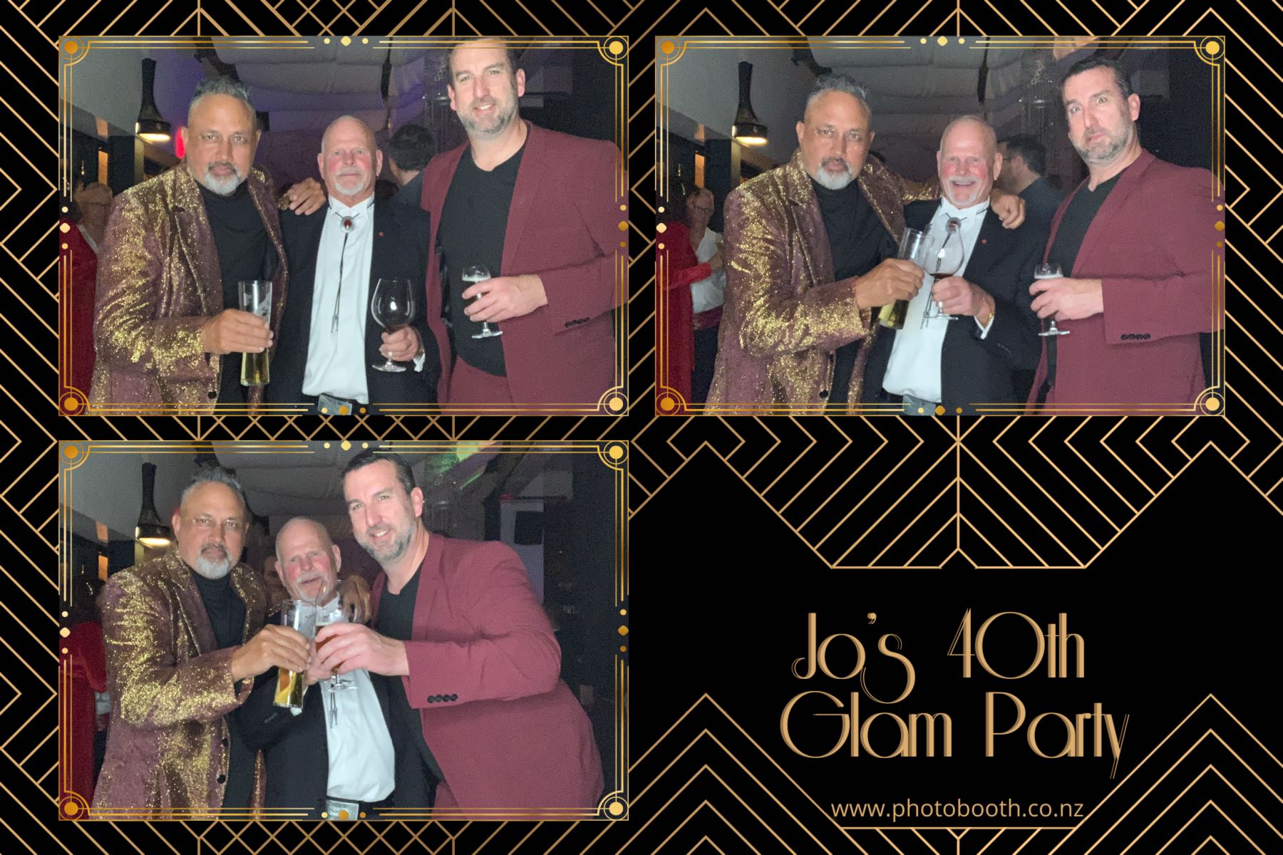 Jo's Glam 40th | View more photos from the event at gallery.photobooth.co.nz/u/SelfieCentral/Jos-Glam-40th