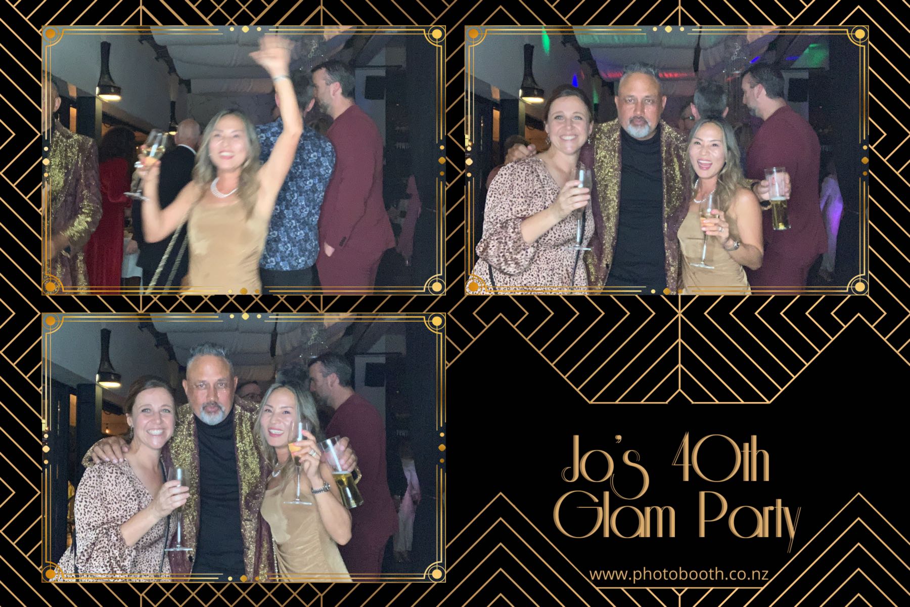 Jo's Glam 40th | View more photos from the event at gallery.photobooth.co.nz/u/SelfieCentral/Jos-Glam-40th