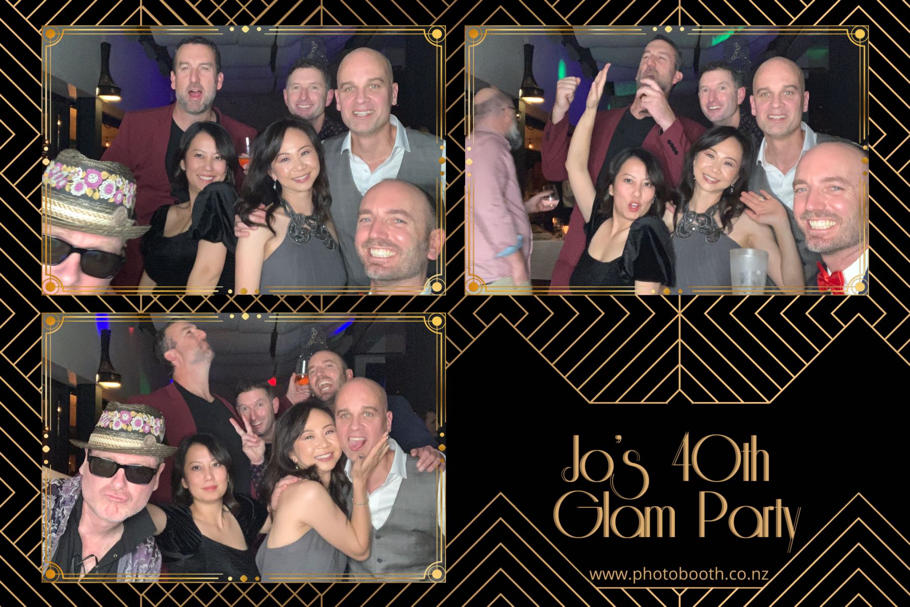 Jo's Glam 40th | View more photos from the event at gallery.photobooth.co.nz/u/SelfieCentral/Jos-Glam-40th