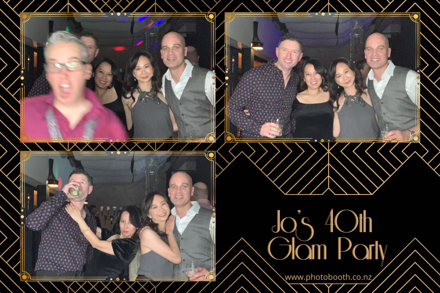 Jo's Glam 40th | View more photos from the event at gallery.photobooth.co.nz/u/SelfieCentral/Jos-Glam-40th