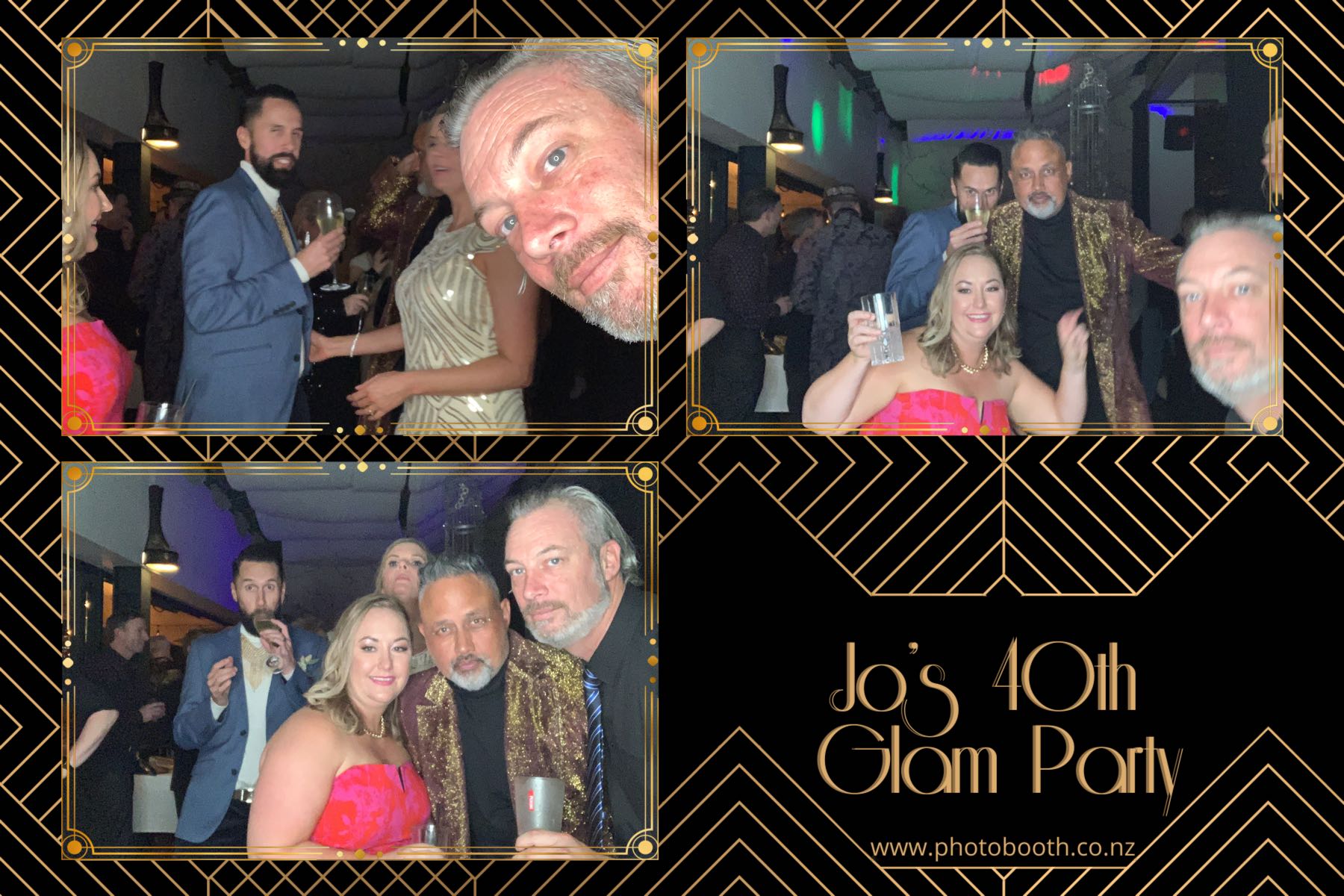 Jo's Glam 40th | View more photos from the event at gallery.photobooth.co.nz/u/SelfieCentral/Jos-Glam-40th