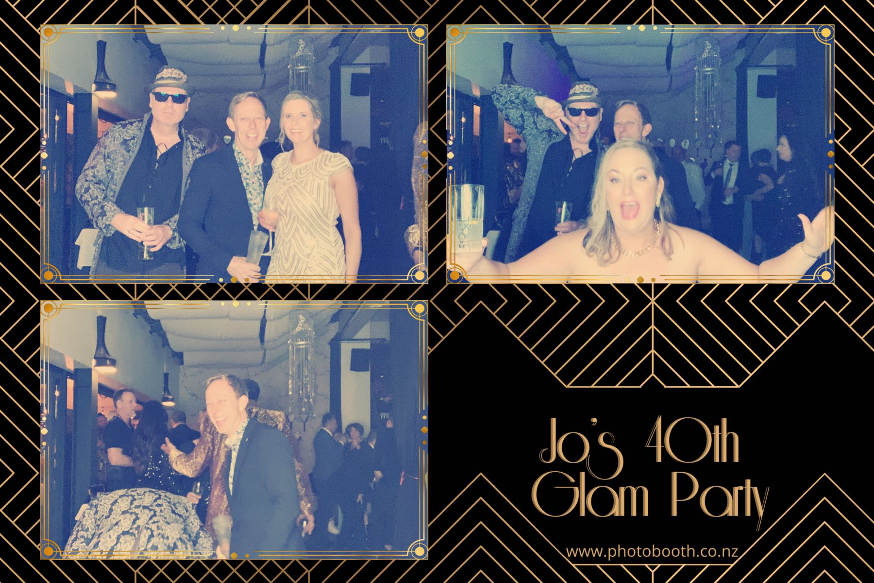Jo's Glam 40th | View more photos from the event at gallery.photobooth.co.nz/u/SelfieCentral/Jos-Glam-40th