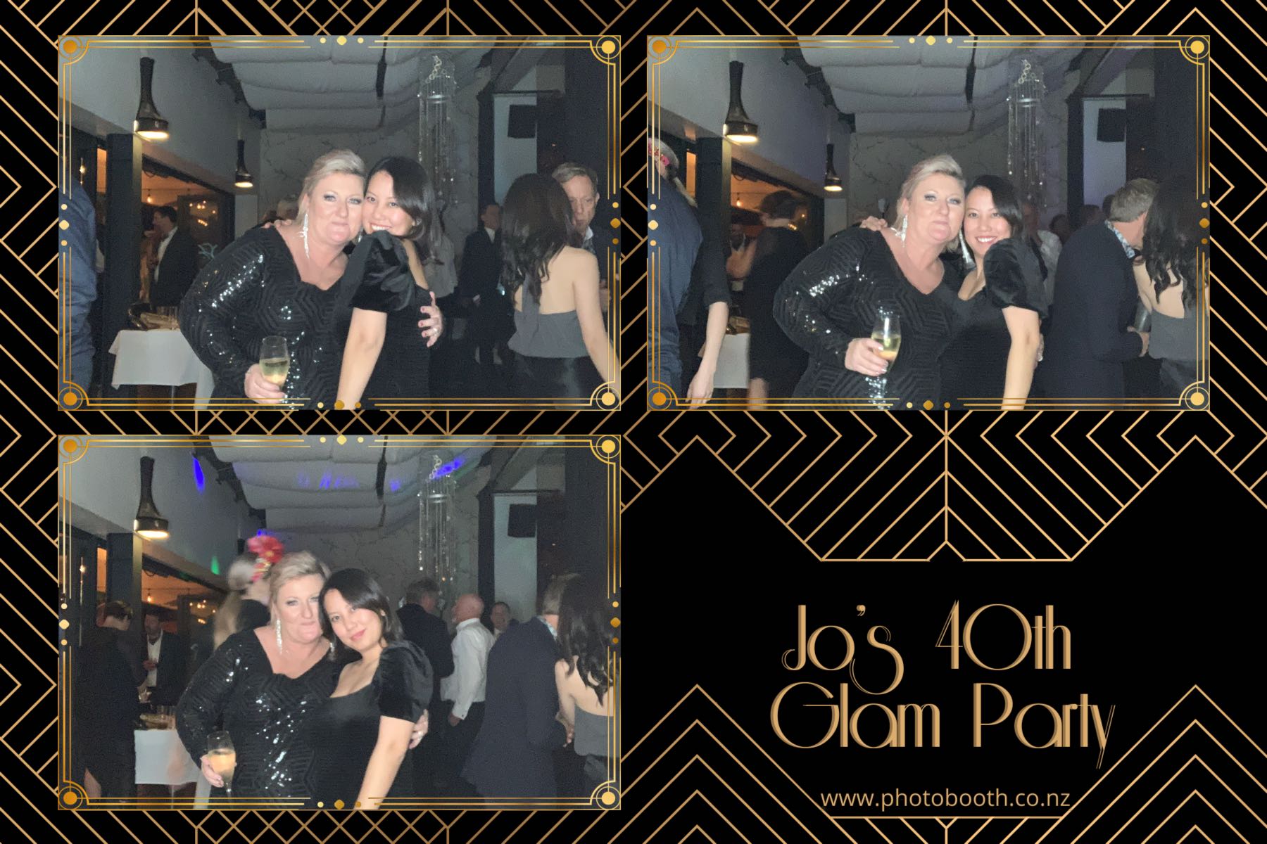 Jo's Glam 40th | View more photos from the event at gallery.photobooth.co.nz/u/SelfieCentral/Jos-Glam-40th