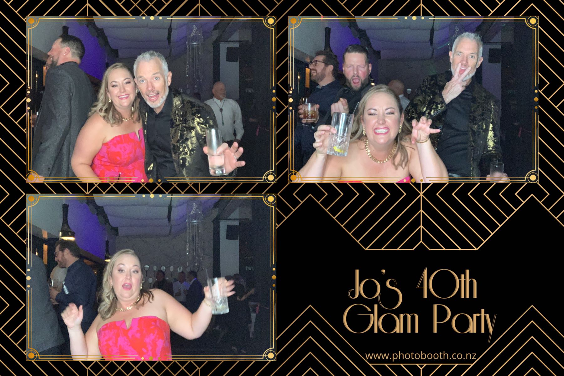 Jo's Glam 40th | View more photos from the event at gallery.photobooth.co.nz/u/SelfieCentral/Jos-Glam-40th