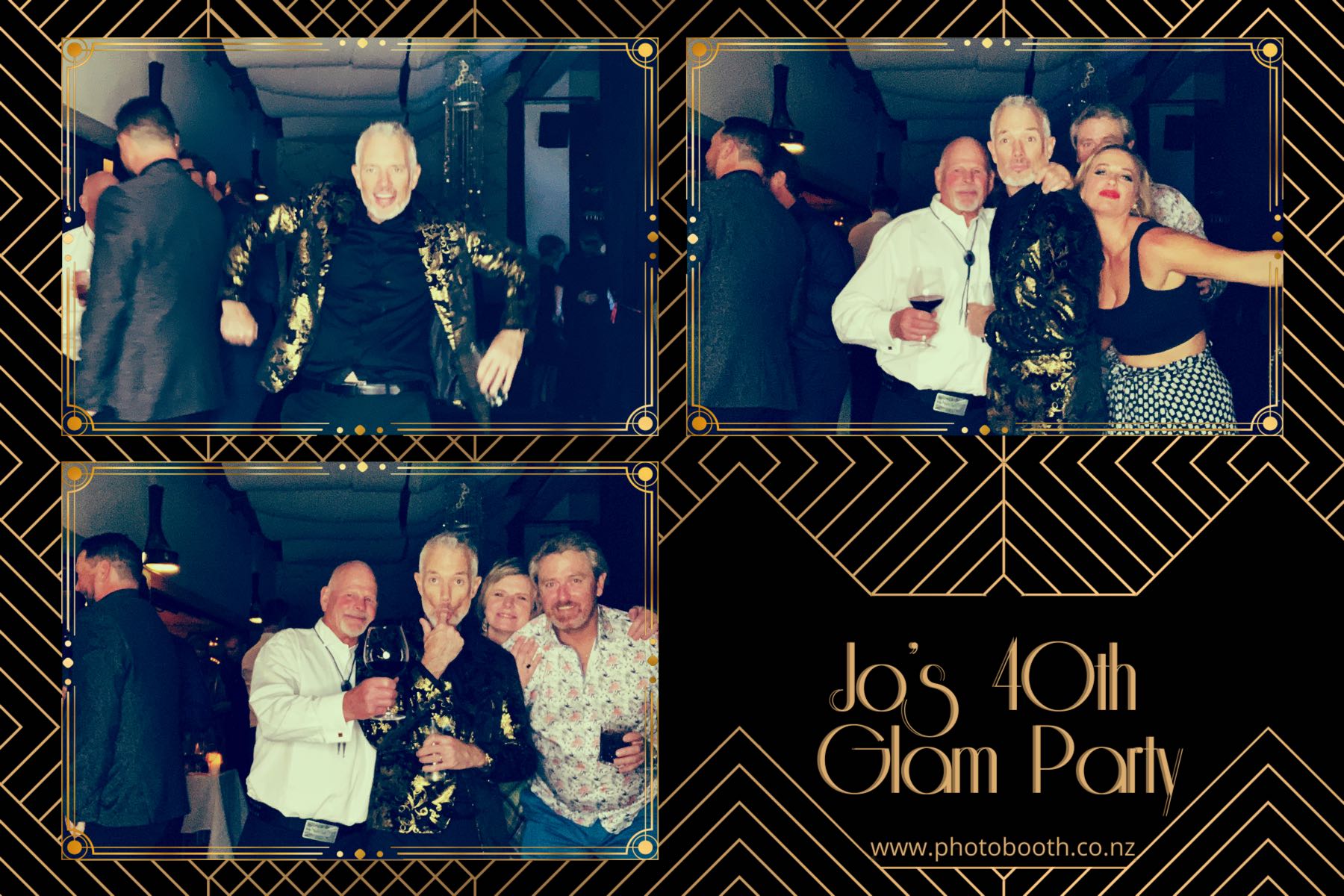 Jo's Glam 40th | View more photos from the event at gallery.photobooth.co.nz/u/SelfieCentral/Jos-Glam-40th