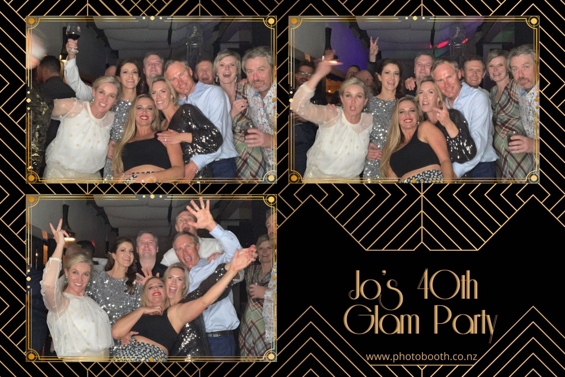 Jo's Glam 40th | View more photos from the event at gallery.photobooth.co.nz/u/SelfieCentral/Jos-Glam-40th