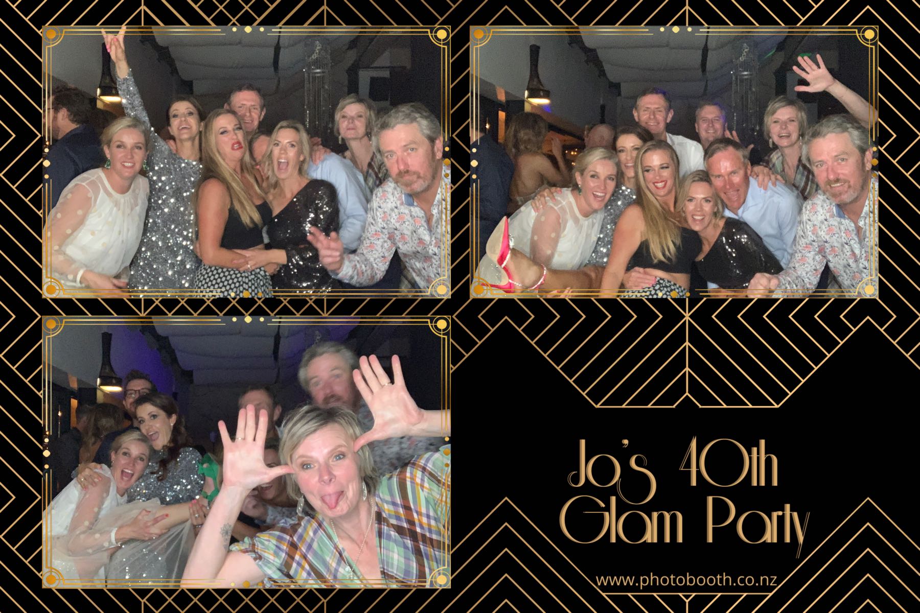 Jo's Glam 40th | View more photos from the event at gallery.photobooth.co.nz/u/SelfieCentral/Jos-Glam-40th