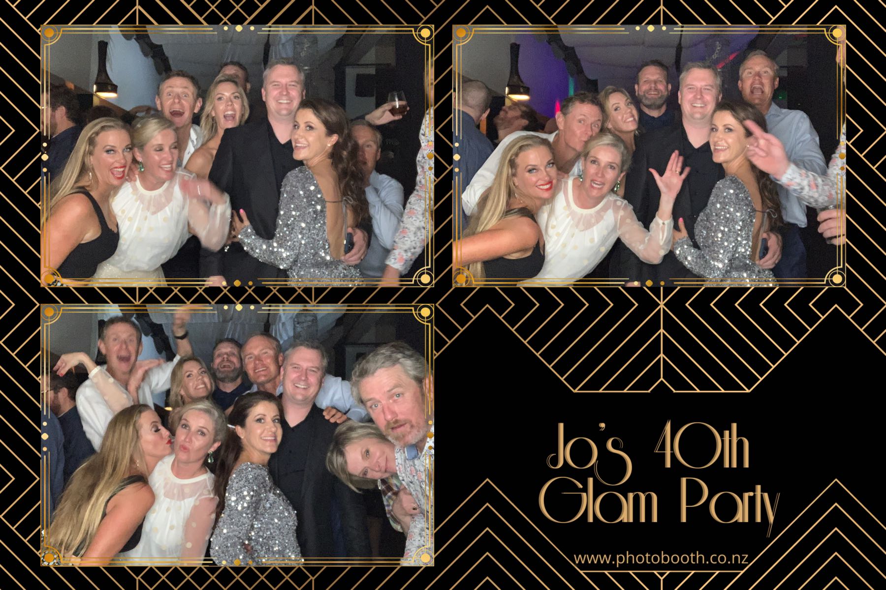 Jo's Glam 40th | View more photos from the event at gallery.photobooth.co.nz/u/SelfieCentral/Jos-Glam-40th