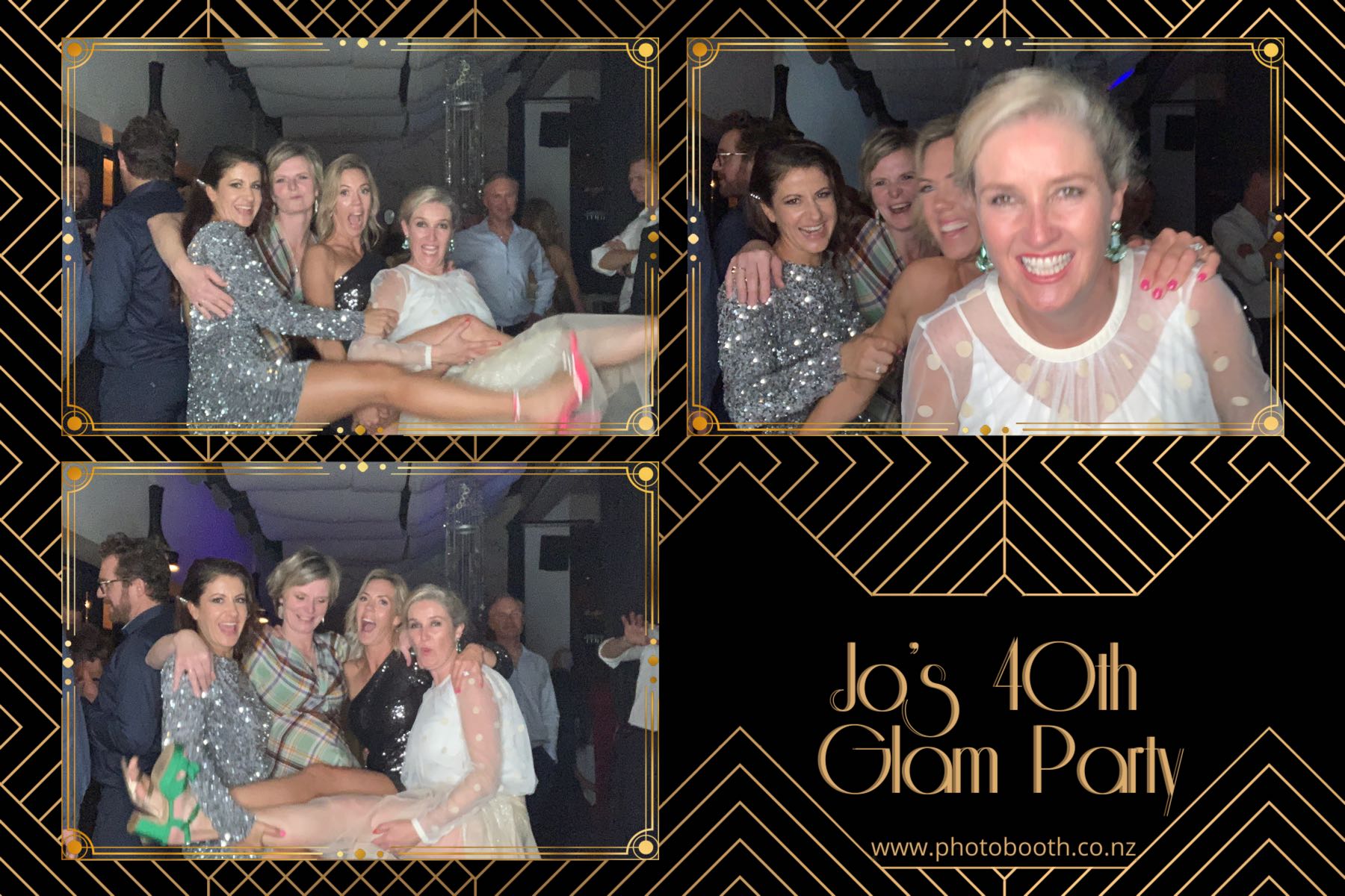 Jo's Glam 40th | View more photos from the event at gallery.photobooth.co.nz/u/SelfieCentral/Jos-Glam-40th