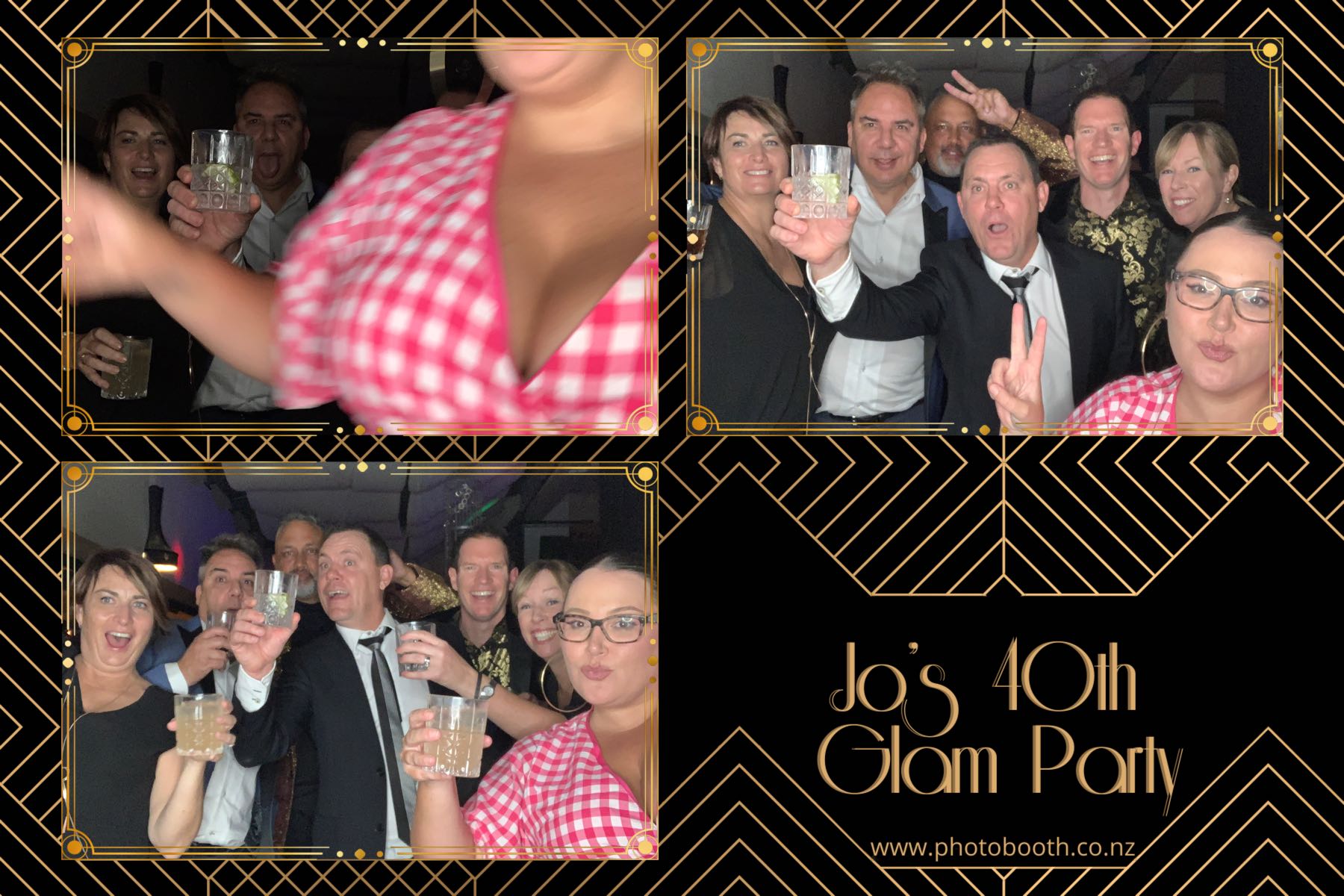 Jo's Glam 40th | View more photos from the event at gallery.photobooth.co.nz/u/SelfieCentral/Jos-Glam-40th